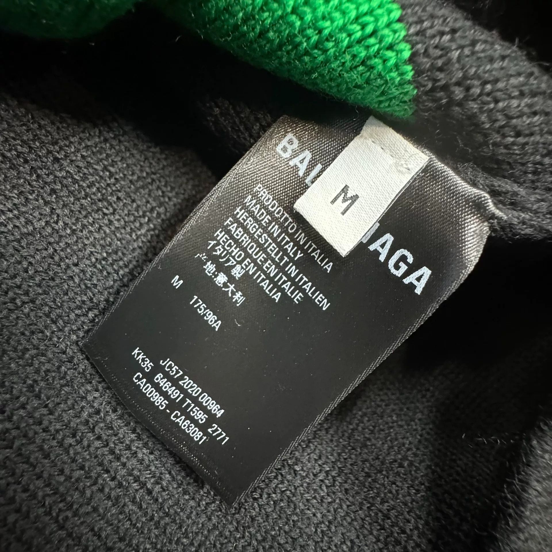 Balenciaga Balenciaga Black Long Sleeve Knit Sweater Size US M / EU 48-50 / 2 - 8 Thumbnail