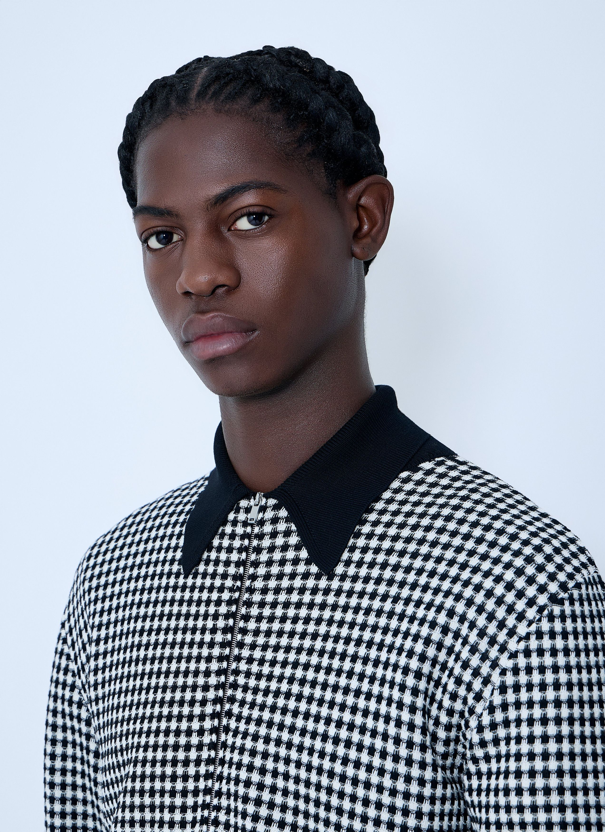 Jil Sander Houndstooth Zip-Up Shirt Size US L / EU 52-54 / 3 - 5 Thumbnail