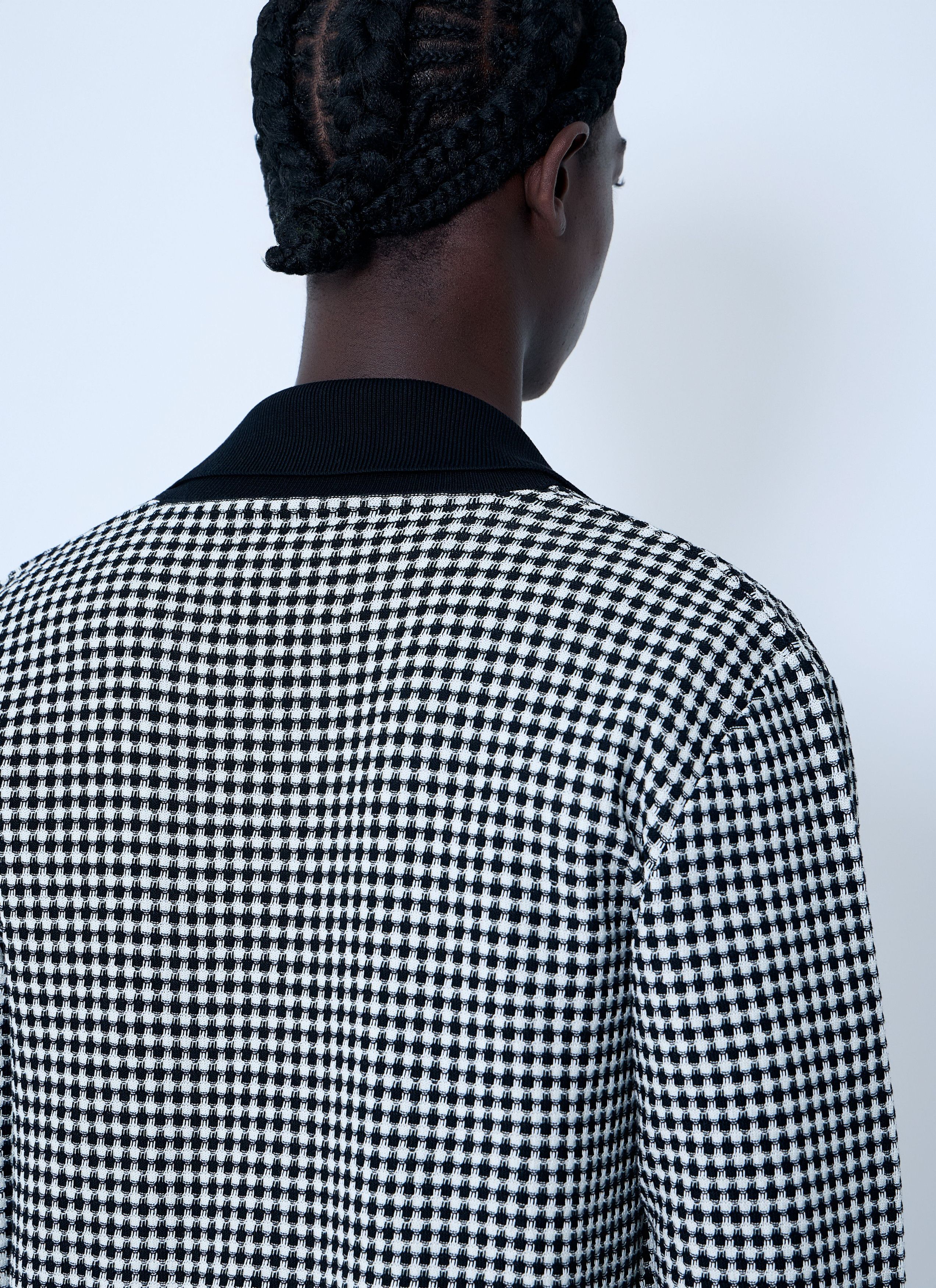 Jil Sander Houndstooth Zip-Up Shirt Size US L / EU 52-54 / 3 - 6 Thumbnail