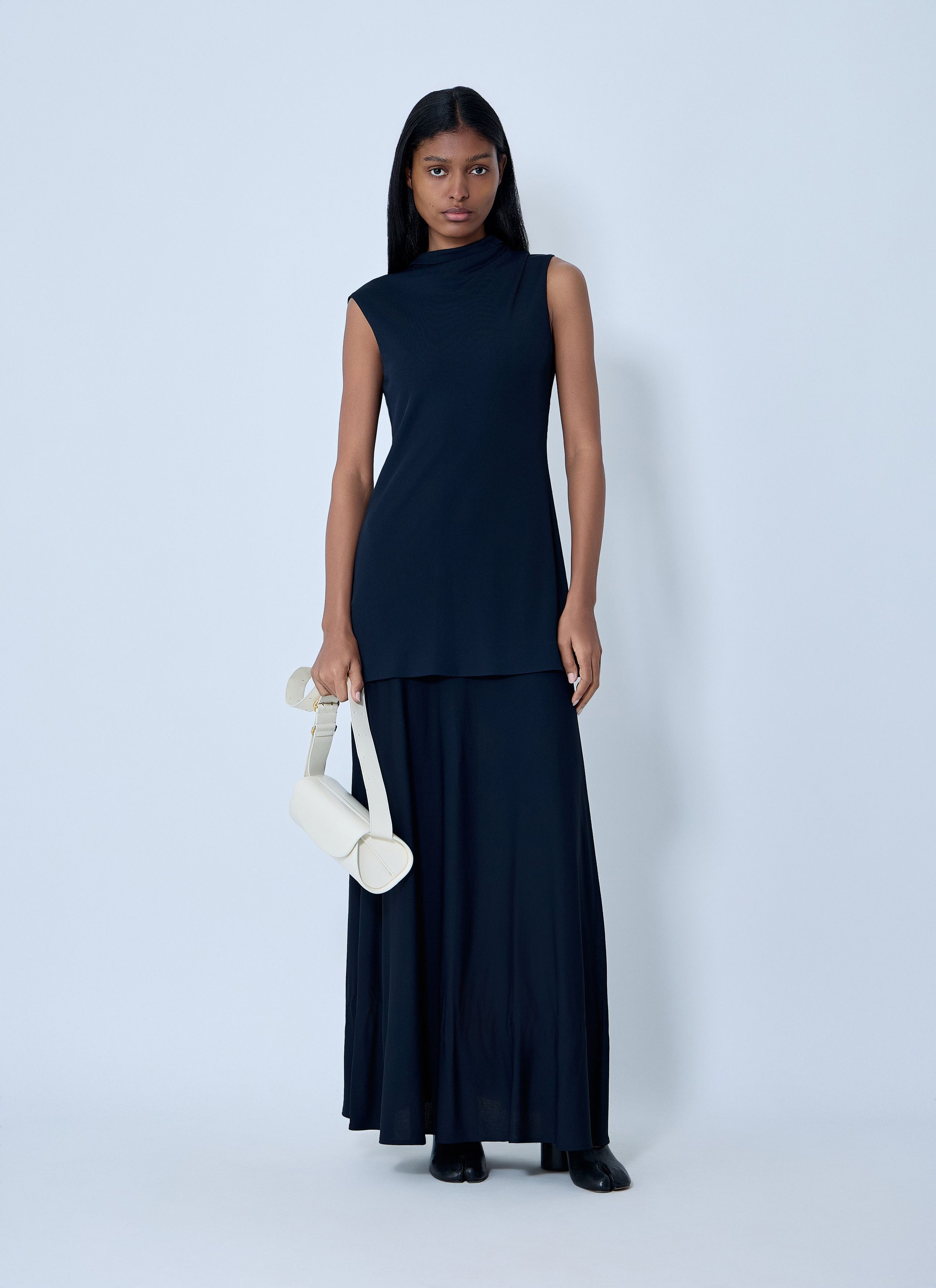 Jil Sander Viscose-Blend Dress Size M / US 6-8 / IT 42-44 - 2 Thumbnail