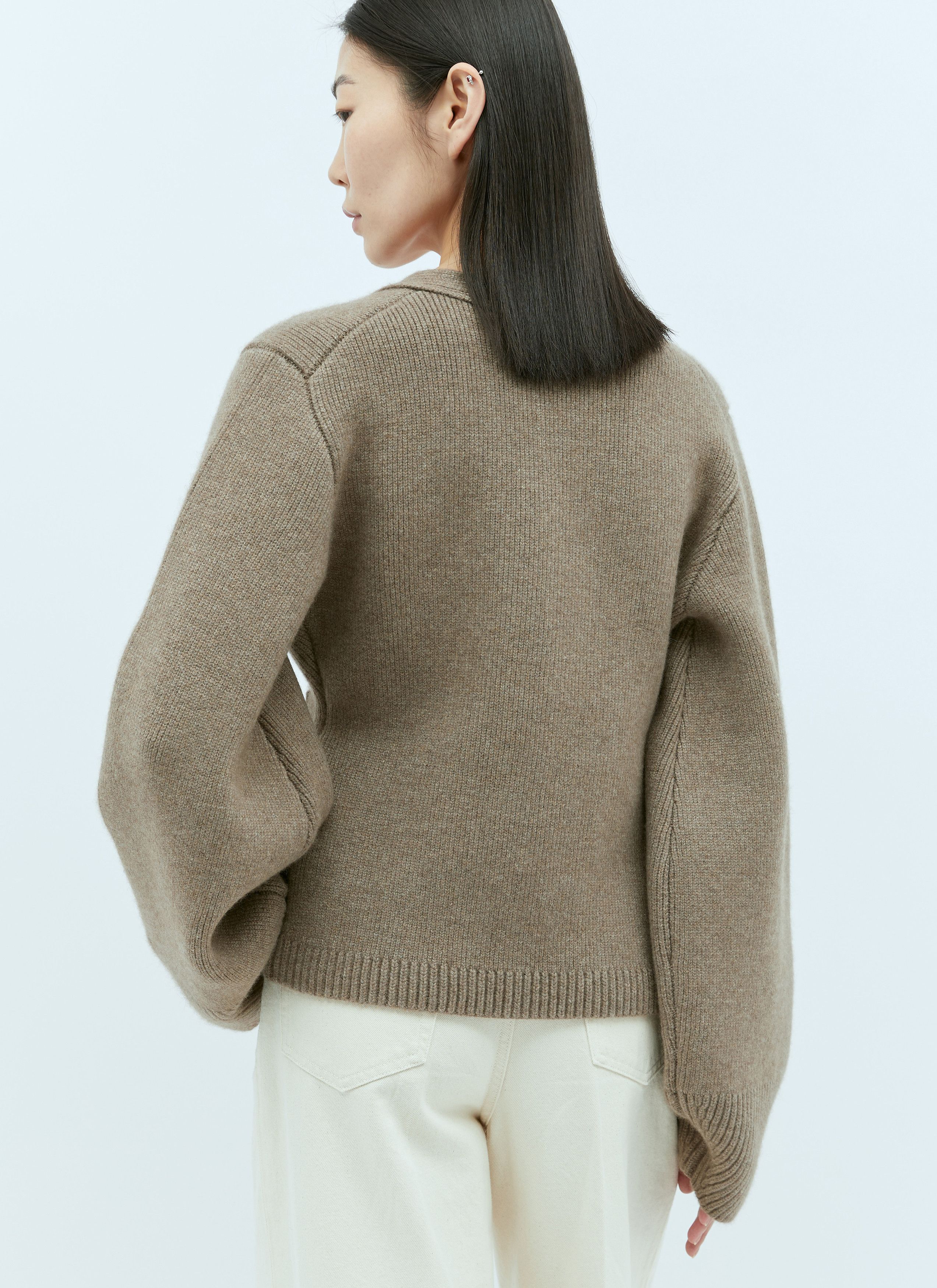 KHAITE Scarlet Cashmere Cardigan Size M / US 6-8 / IT 42-44 - 2 Thumbnail