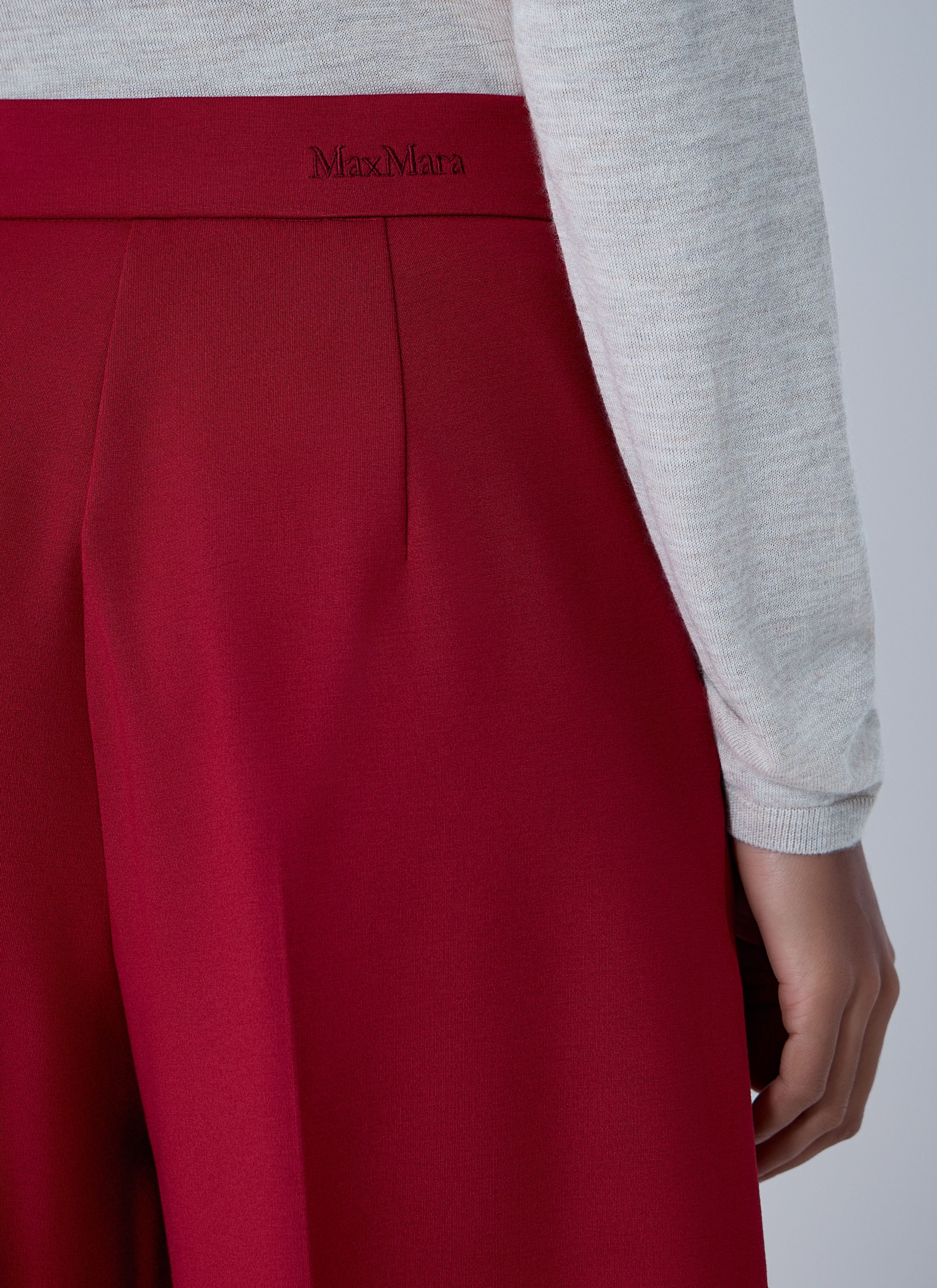 Max Mara Wide-Leg Tailored Pants Size 28" / US 6 / IT 42 - 6 Thumbnail