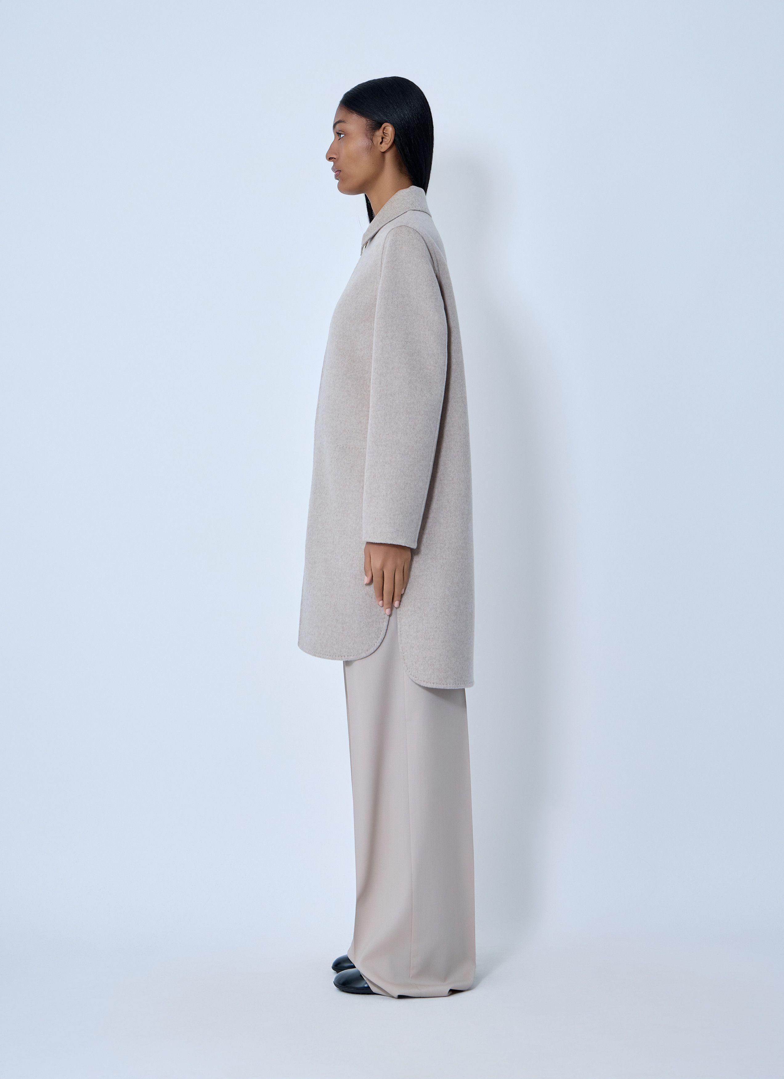 Max Mara Longline Cashmere Coat Size M / US 6-8 / IT 42-44 - 3 Thumbnail