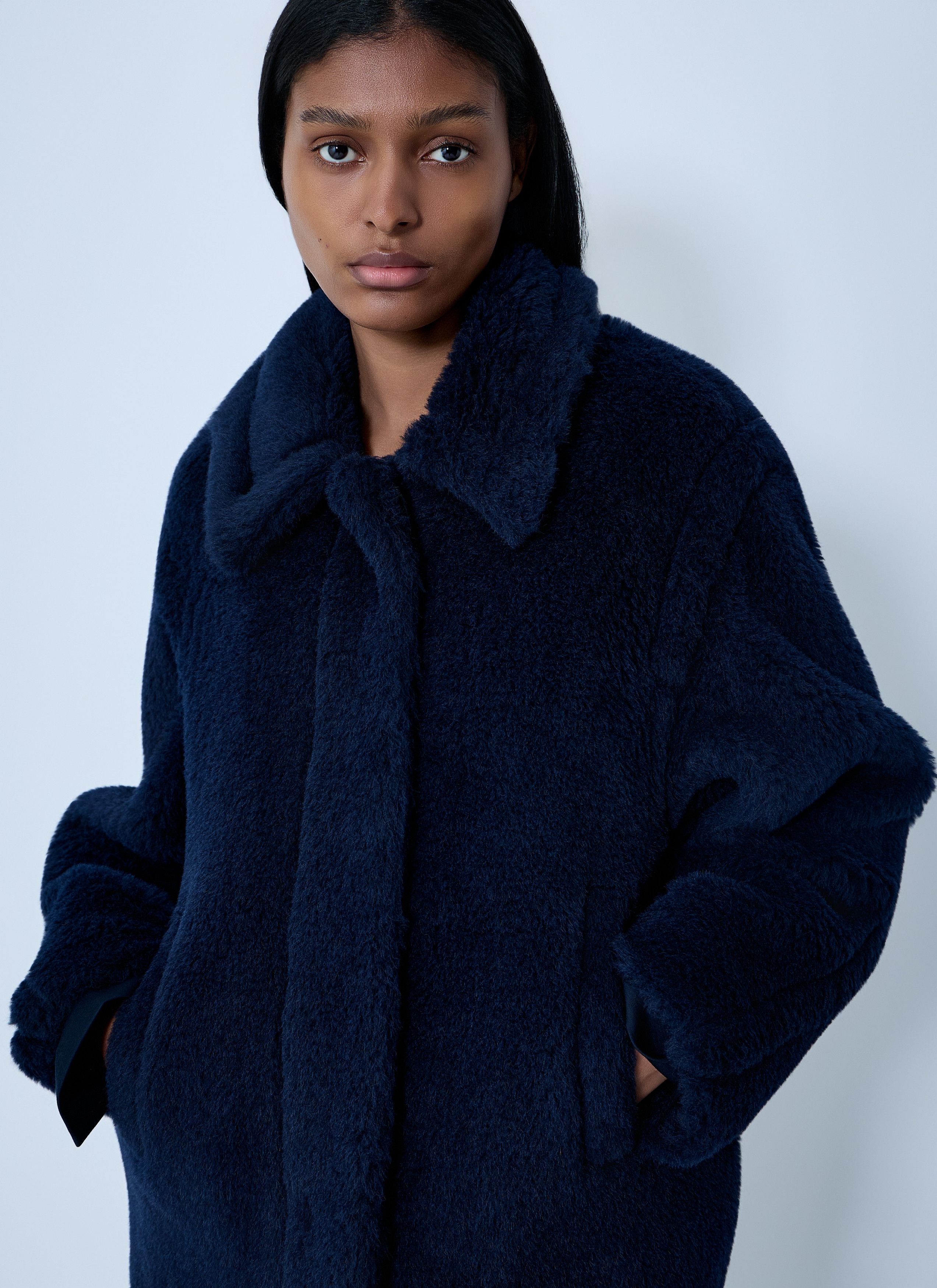 Max Mara Wool-And-Silk-Blend Coat Size M / US 6-8 / IT 42-44 - 5 Thumbnail