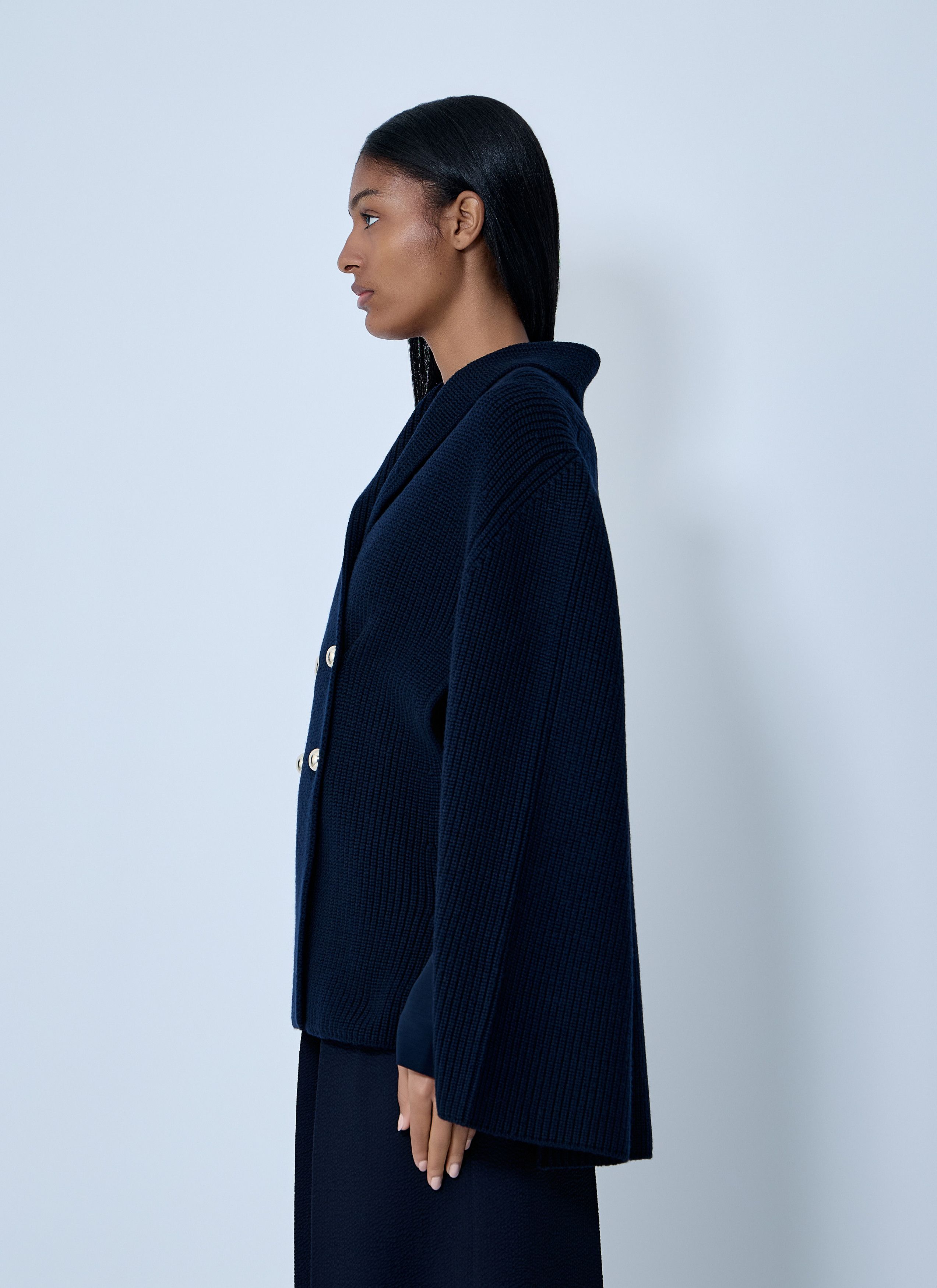 Max Mara Knitted Cape Size M / US 6-8 / IT 42-44 - 3 Thumbnail