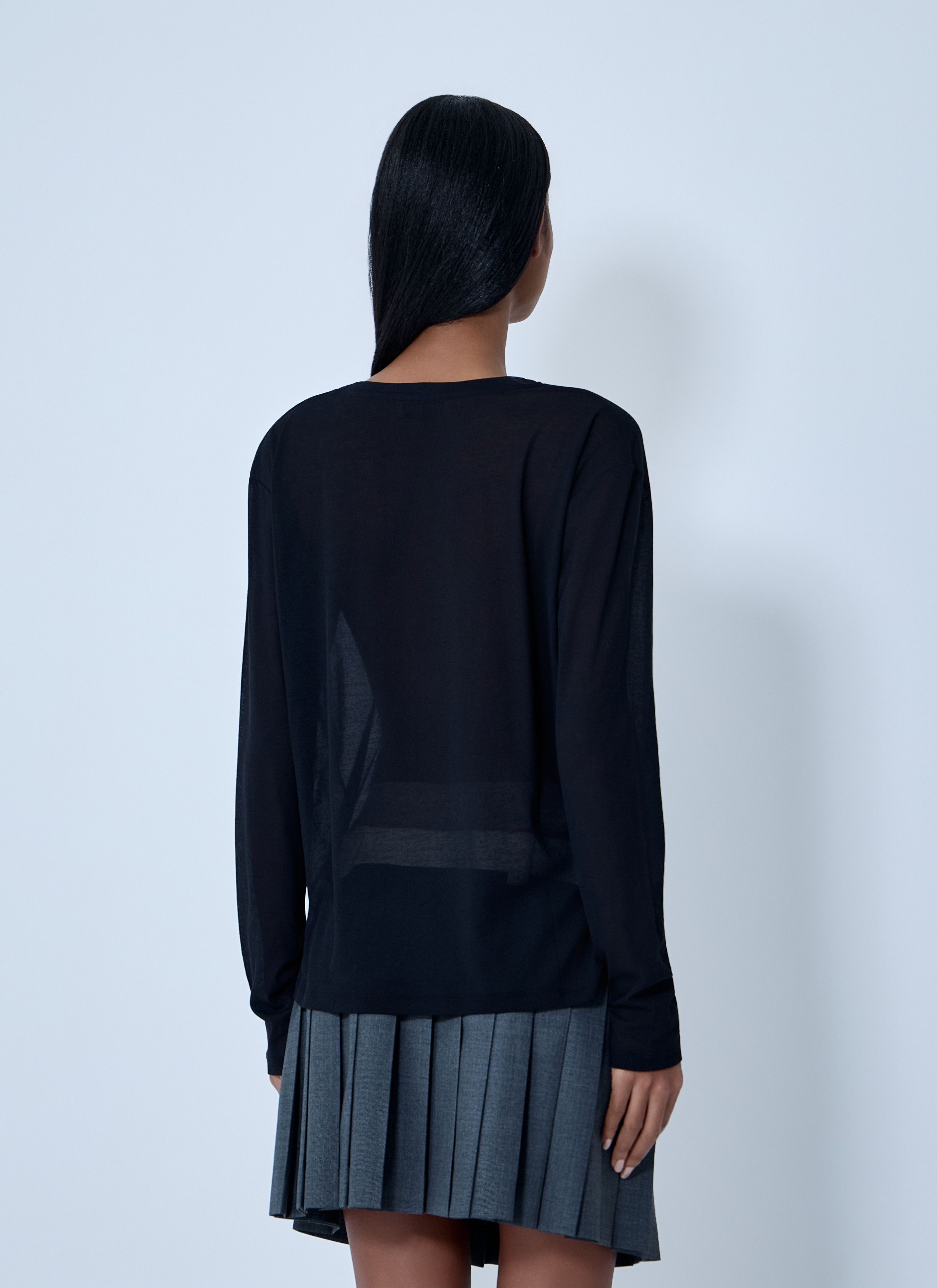 Miu Miu Logo Motif Sweater Size S / US 4 / IT 40 - 4 Thumbnail