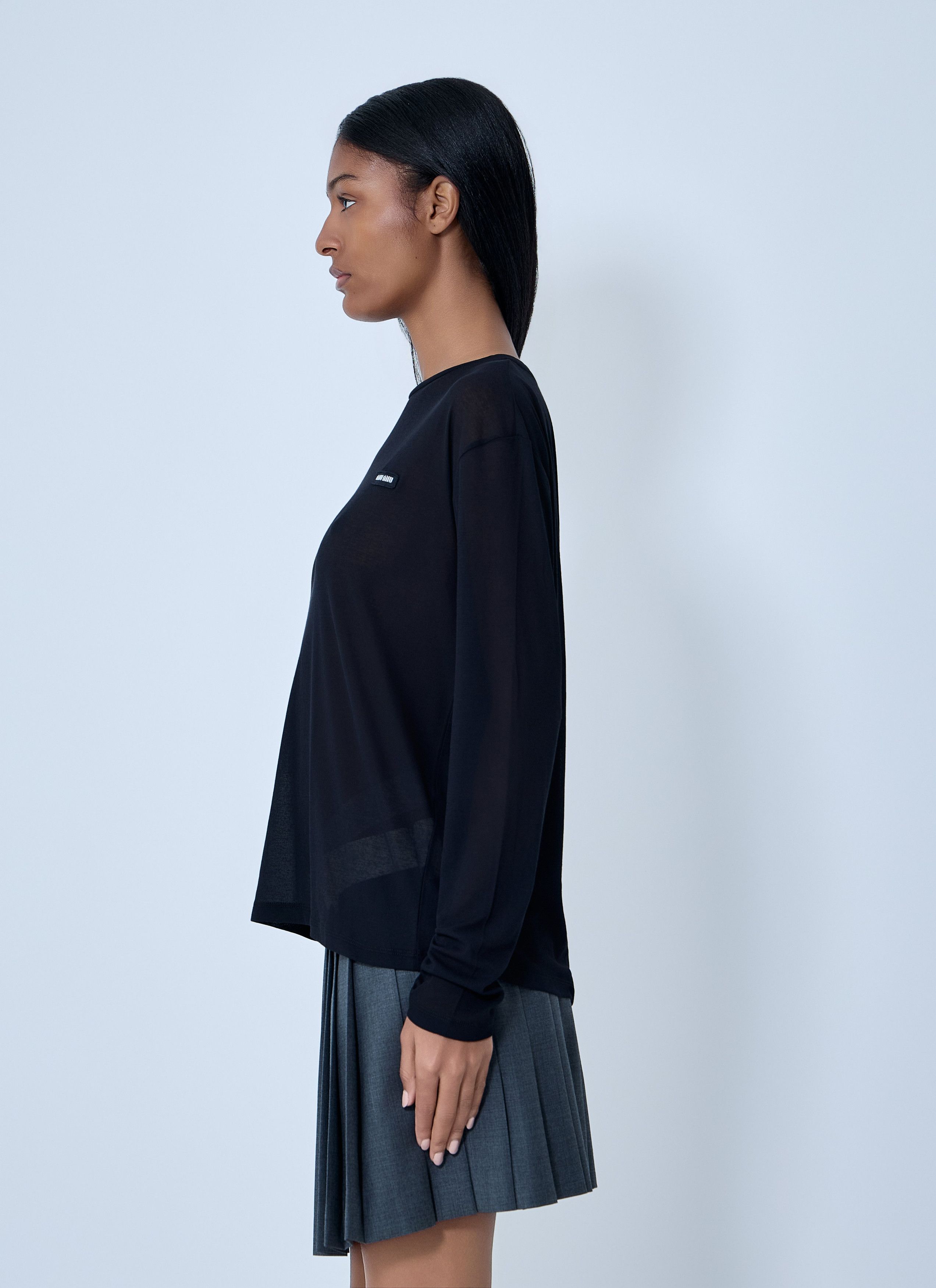 Miu Miu Logo Motif Sweater Size XS / US 0-2 / IT 36-38 - 3 Thumbnail