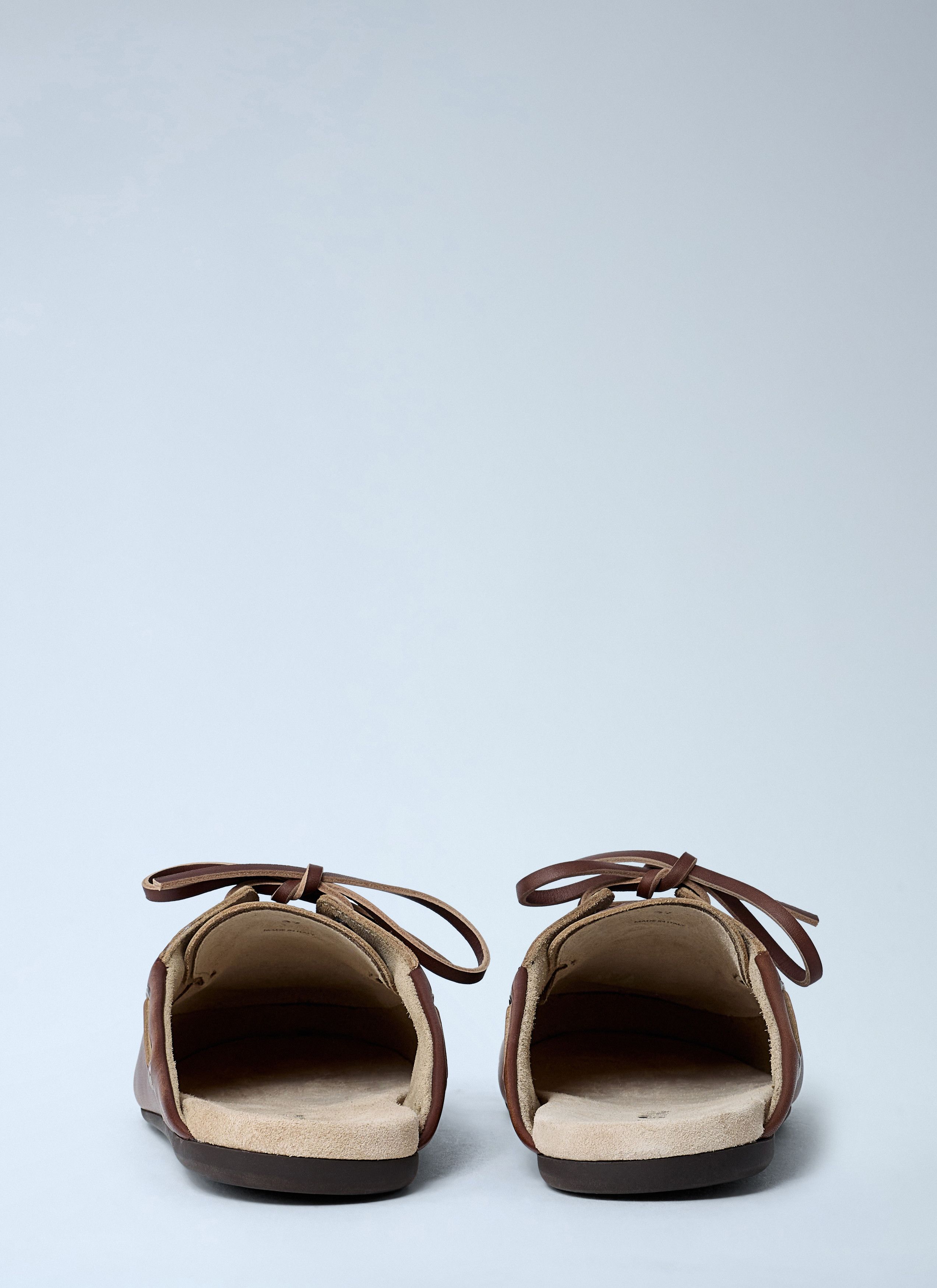 Miu Miu Leather Lace-Up Mules Size US 6 / IT 36 - 5 Thumbnail
