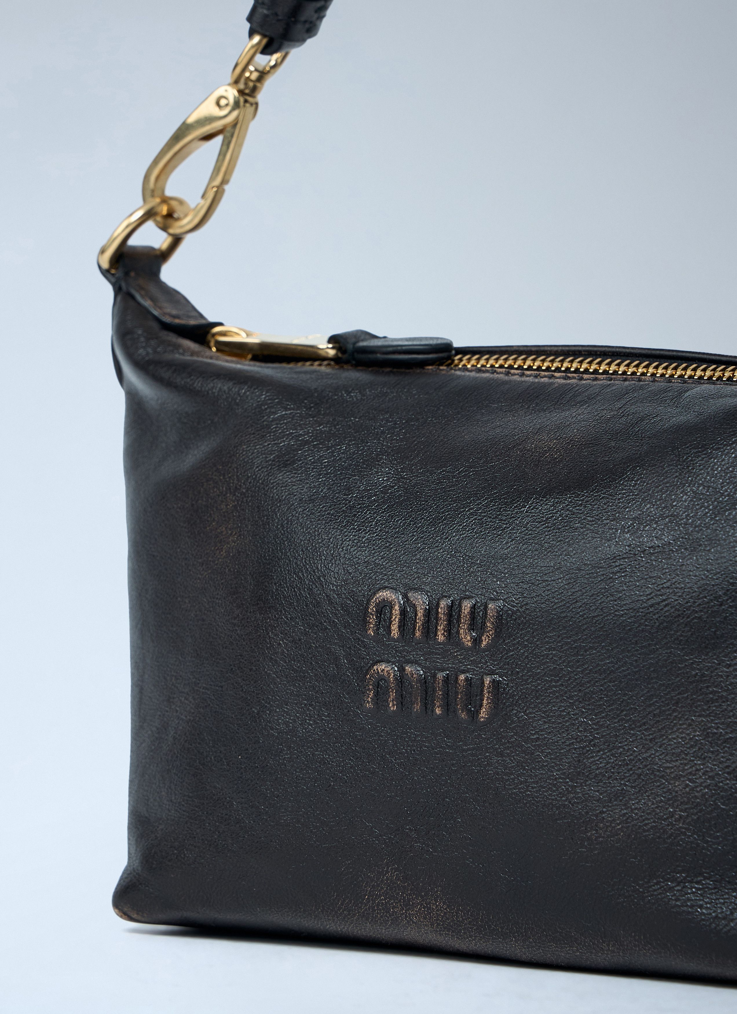 Miu Miu Logo Motif Pouch Shoulder Bag Size ONE SIZE - 3 Thumbnail