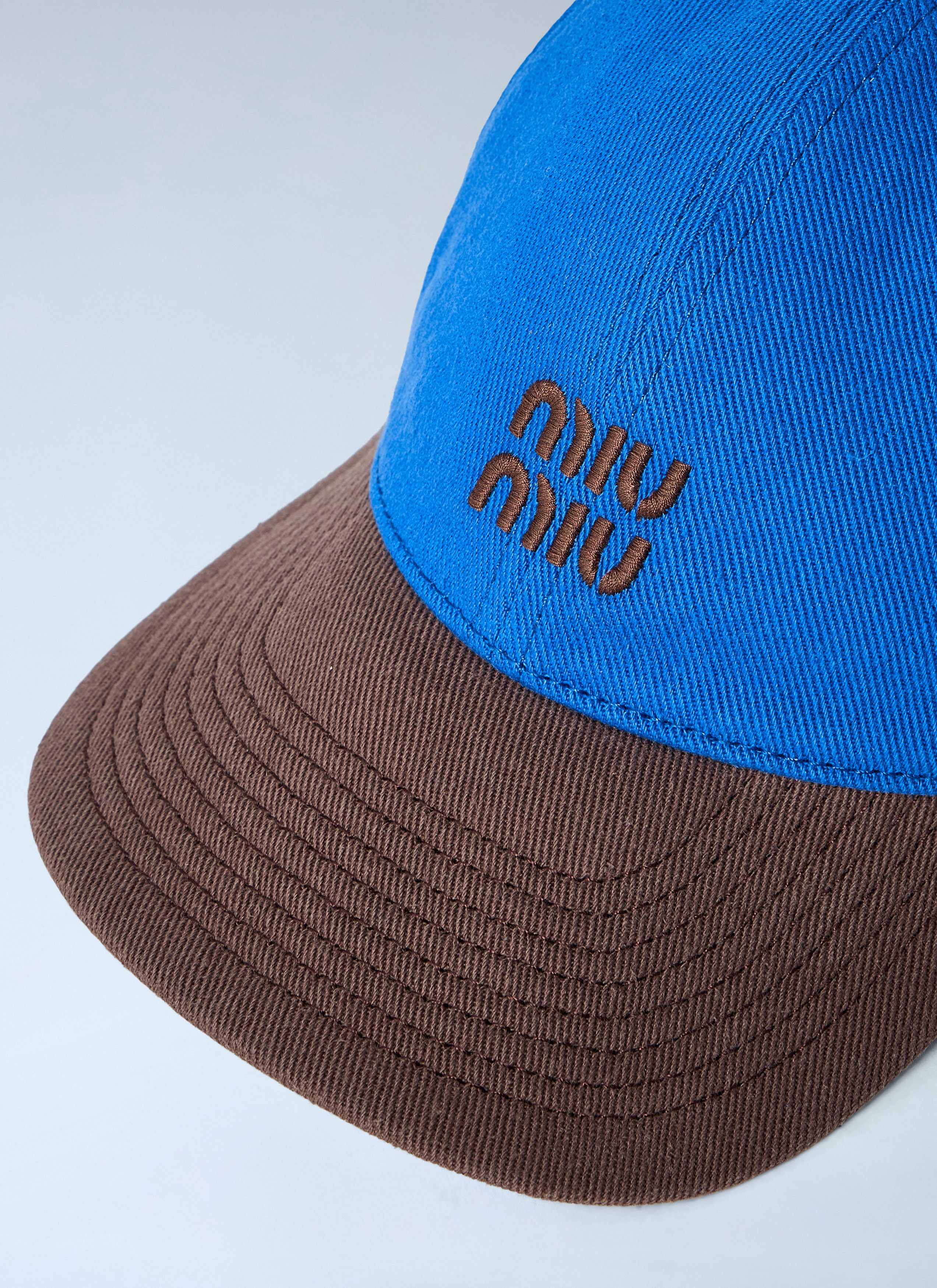 Miu Miu Logo Motif Baseball Cap Size ONE SIZE - 2 Thumbnail