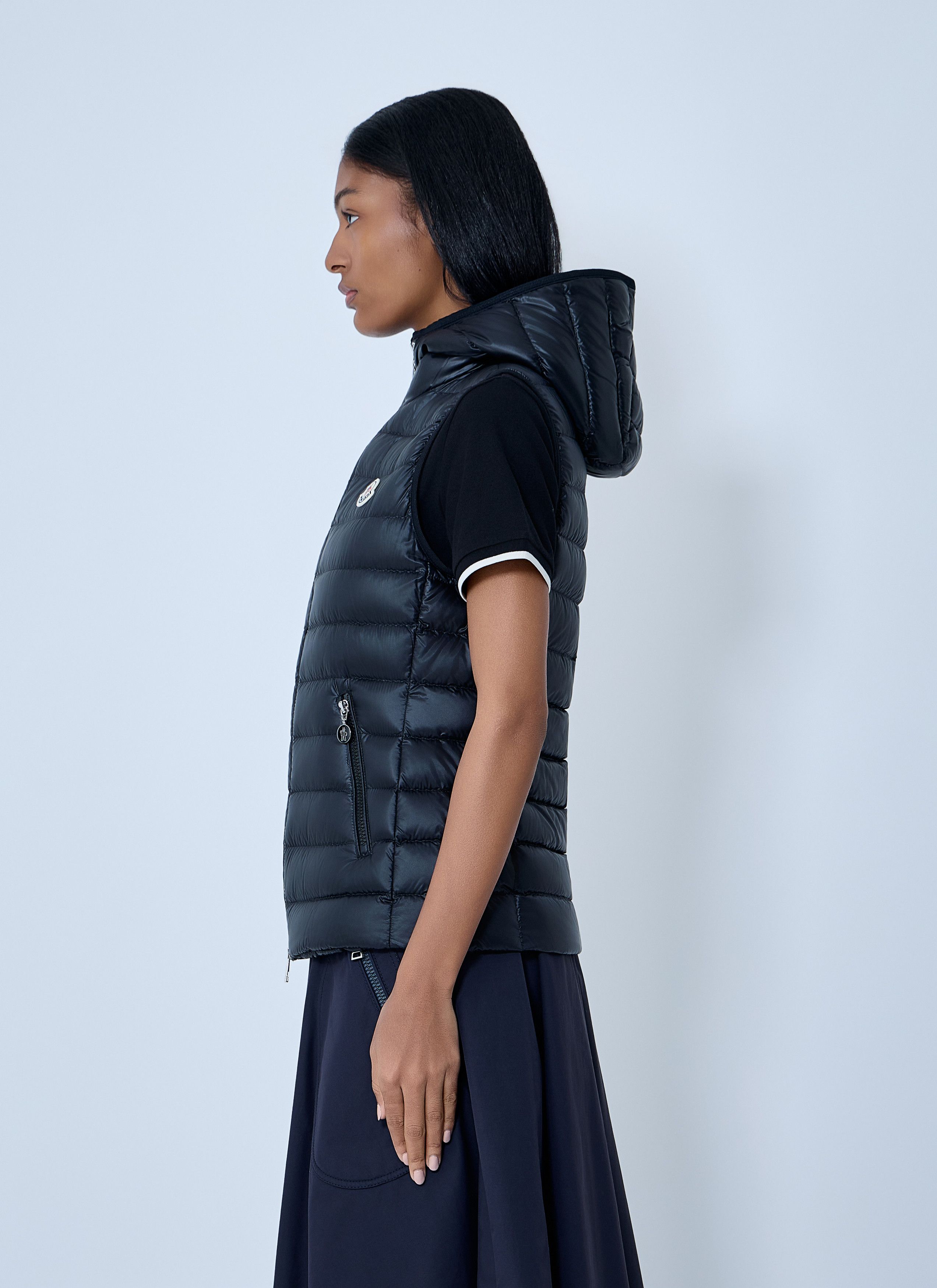 Moncler Glygos Short Down Vest Size M / US 6-8 / IT 42-44 - 3 Thumbnail
