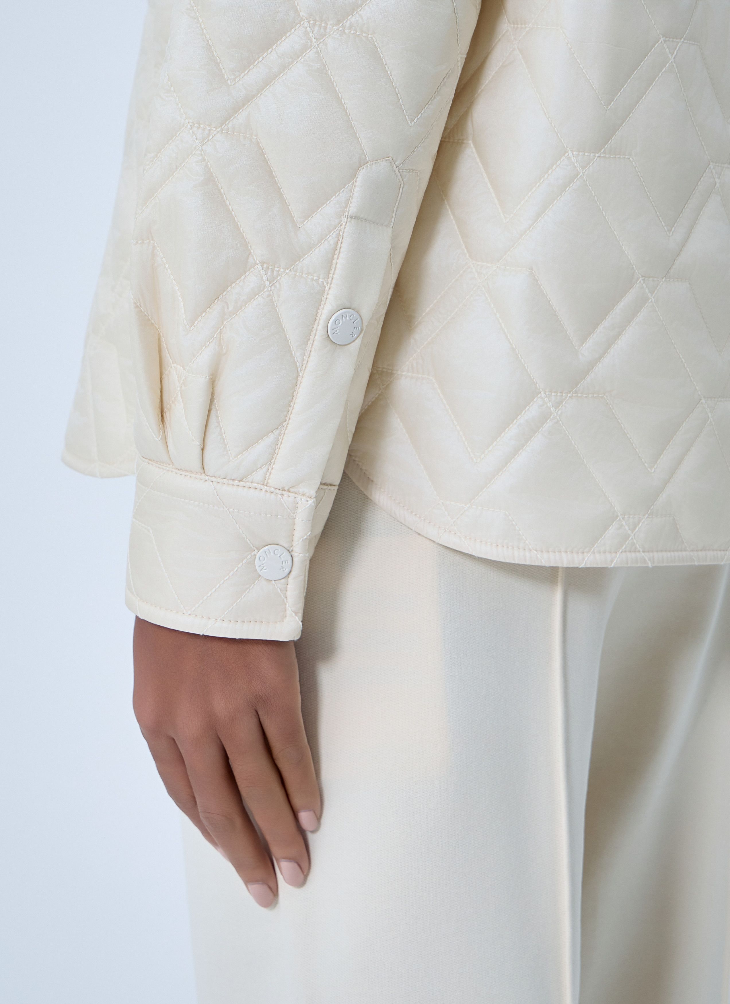 Moncler Logo Motif Quilted Jacket Size M / US 6-8 / IT 42-44 - 6 Thumbnail