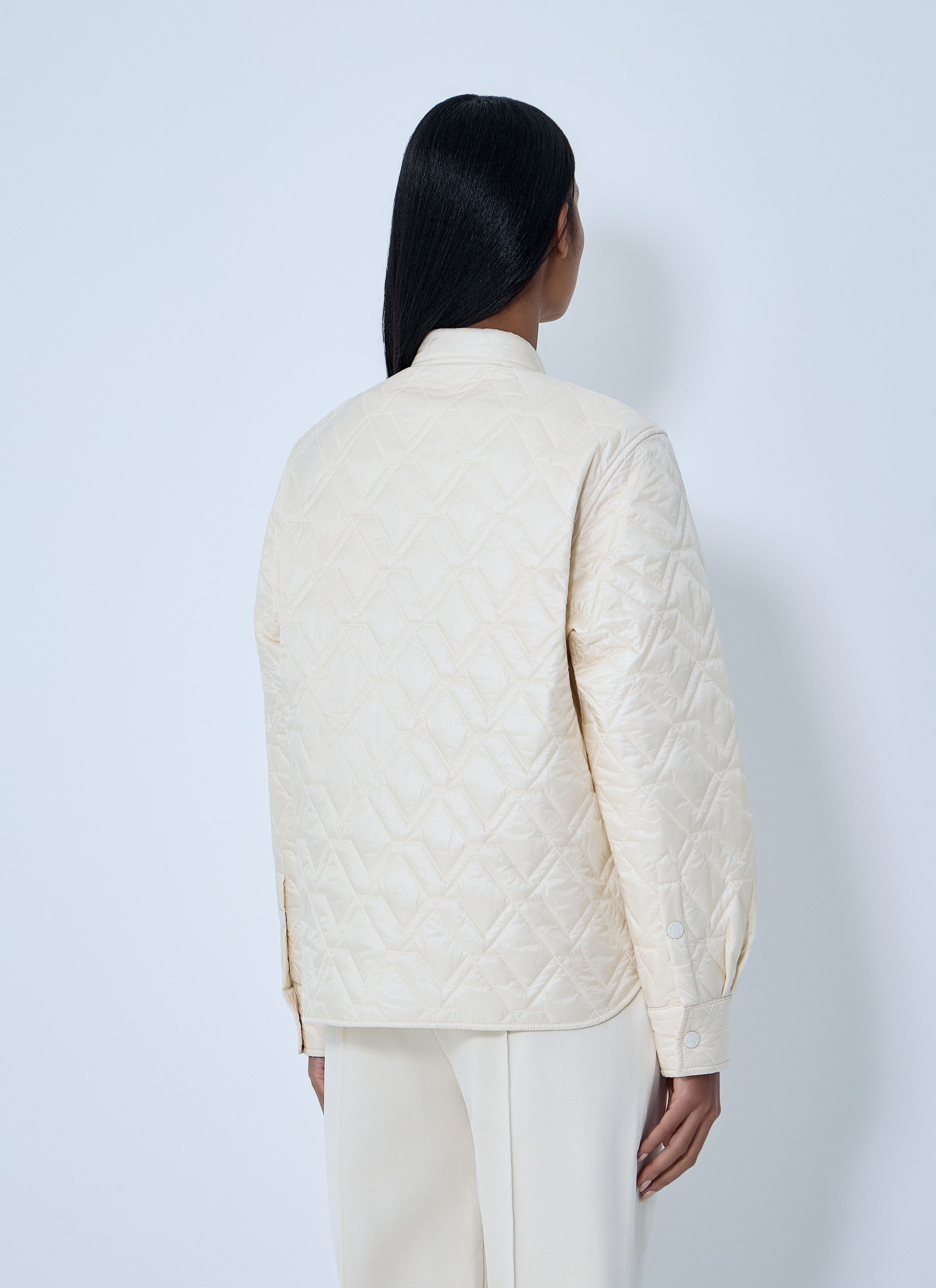 Moncler Logo Motif Quilted Jacket Size M / US 6-8 / IT 42-44 - 4 Thumbnail