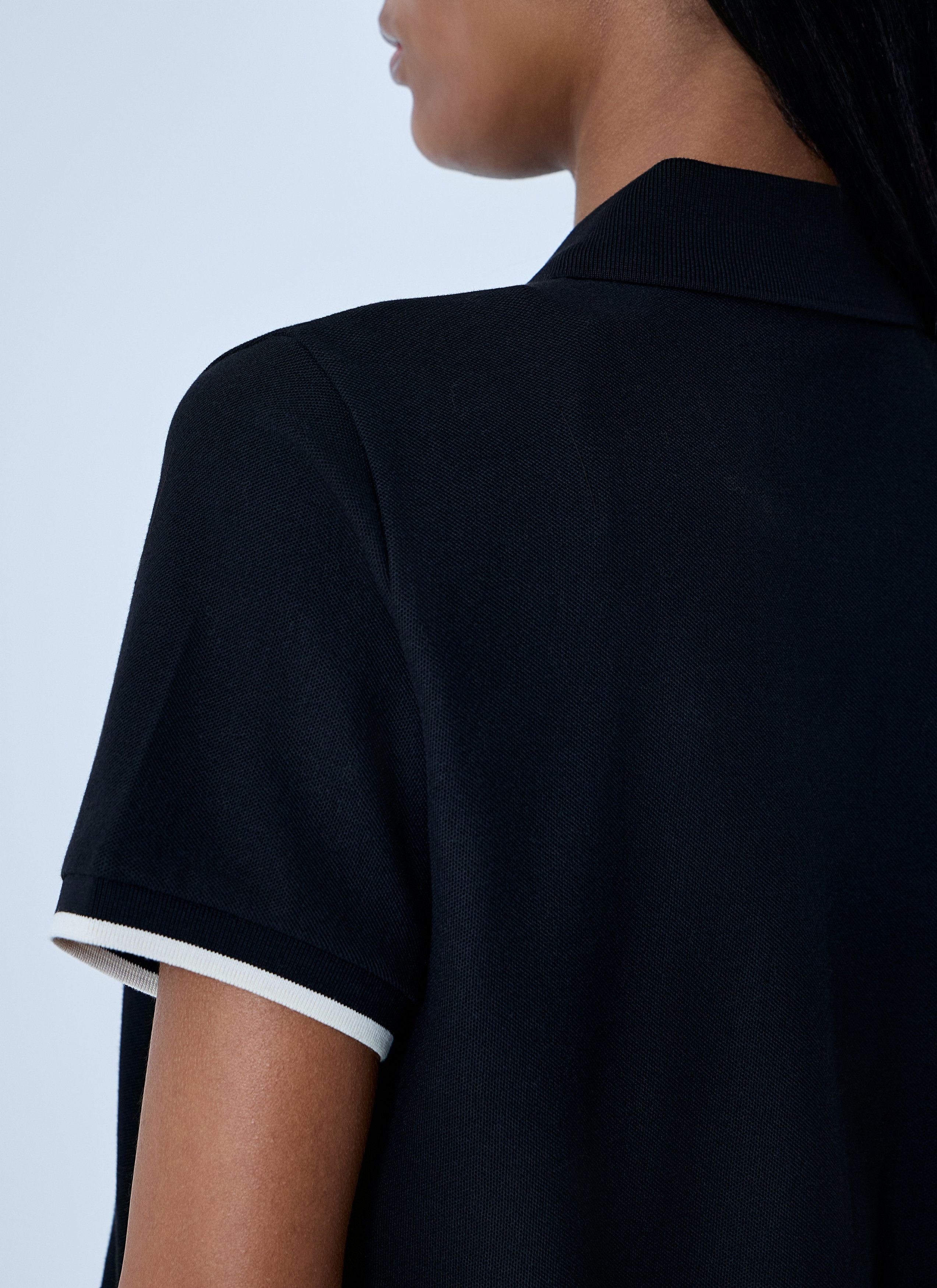 Moncler Logo Motif Polo Shirt Size M / US 6-8 / IT 42-44 - 6 Thumbnail