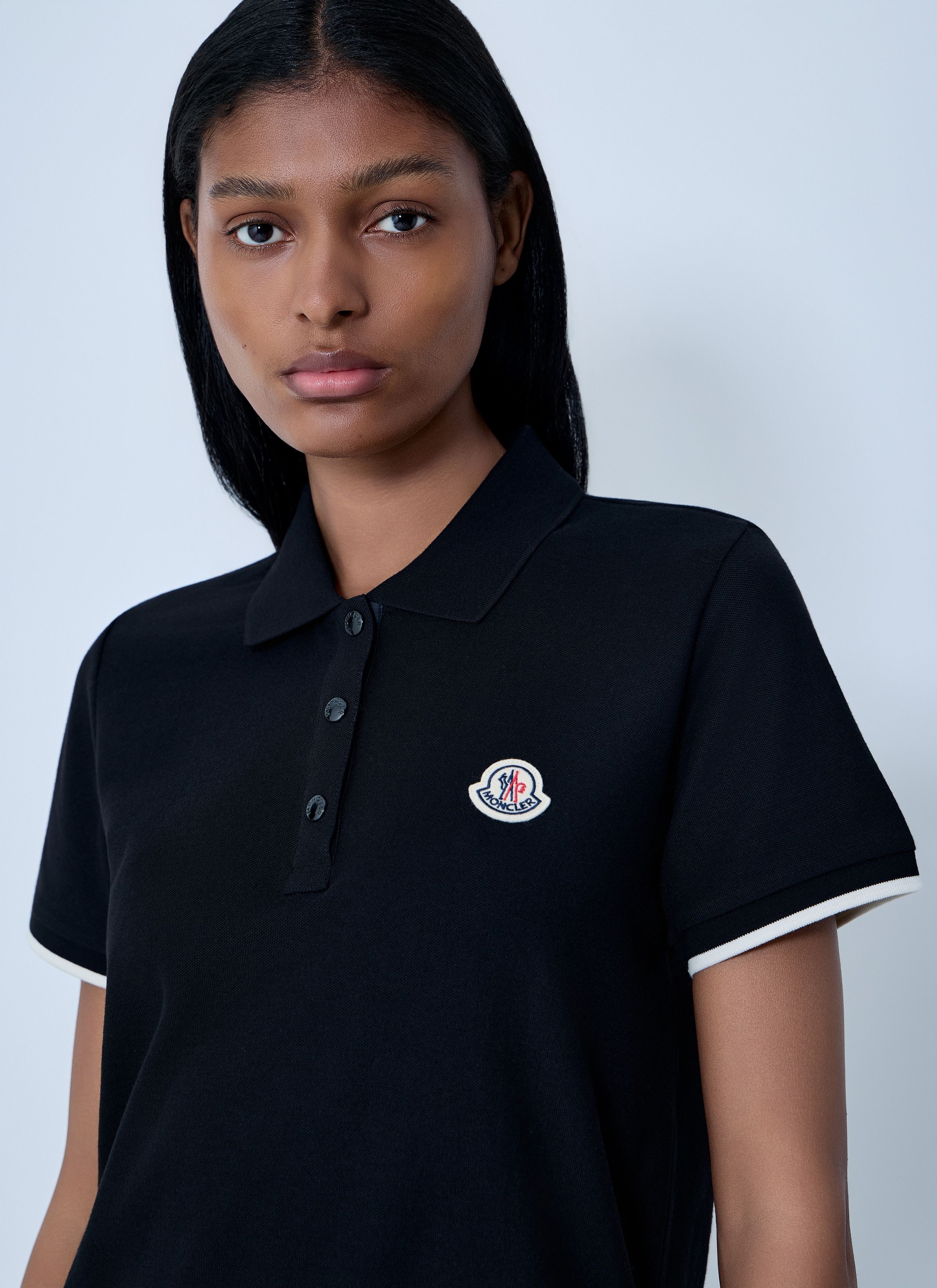 Moncler Logo Motif Polo Shirt Size XS / US 0-2 / IT 36-38 - 5 Thumbnail