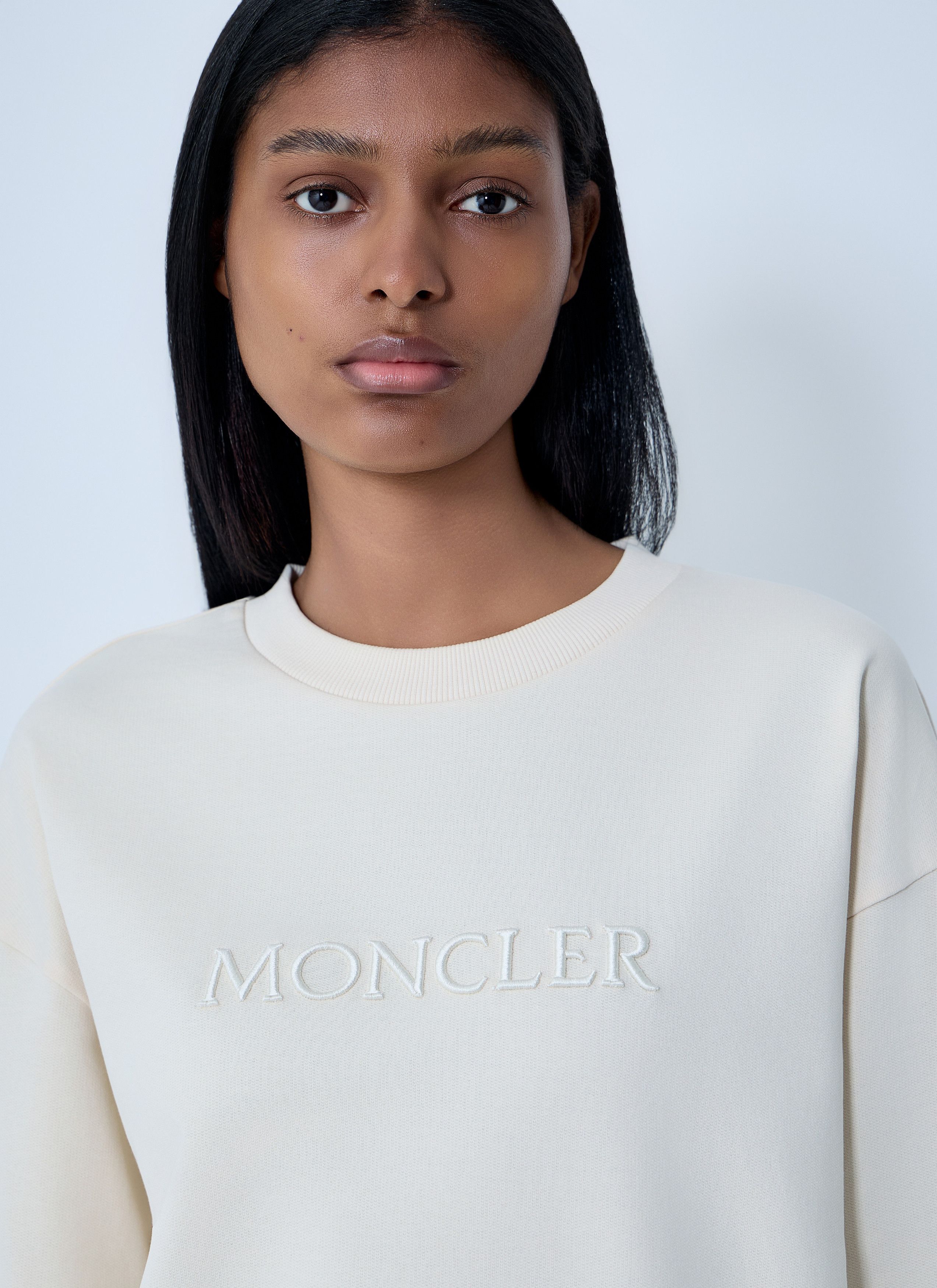 Moncler Logo Motif Sweatshirt Size L / US 10 / IT 46 - 5 Thumbnail
