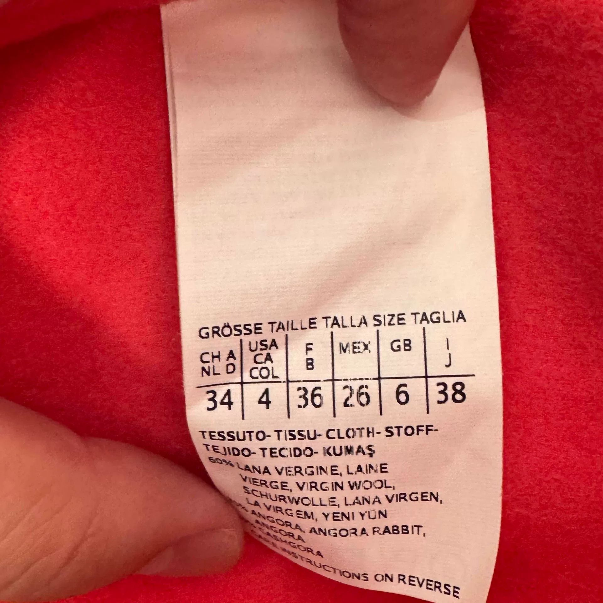 Max Mara Max Mara Red Long Coat Size 38 Size US S / EU 44-46 / 1 - 3 Thumbnail