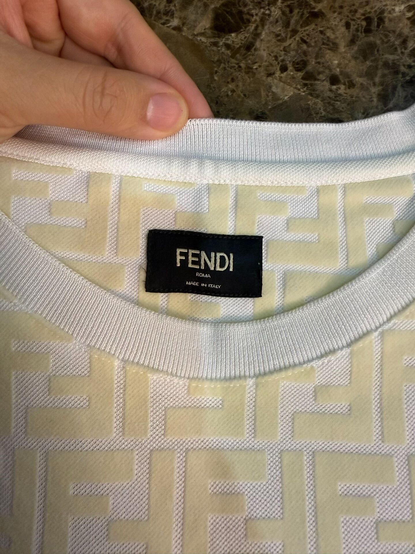 Fendi fendi short sleeve logo t-shirt Size US M / EU 48-50 / 2 - 3 Thumbnail