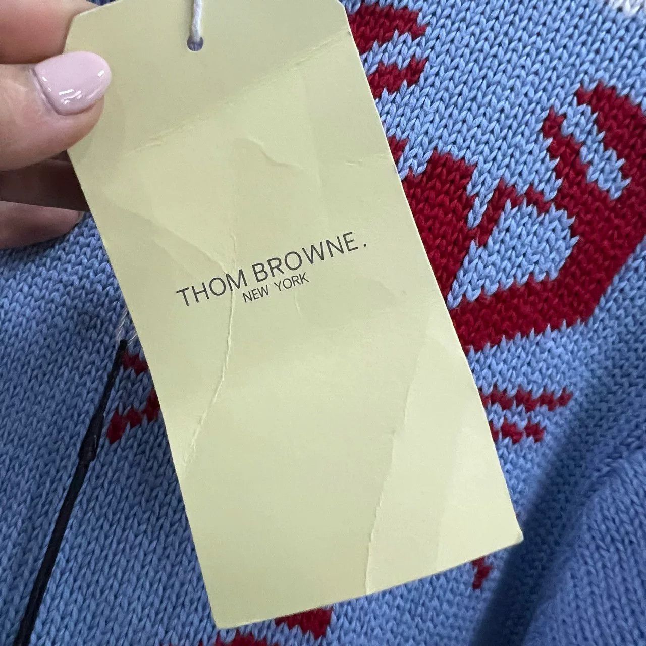 Thom Browne thom browne light blue lobster pattern sweater Size US S / EU 44-46 / 1 - 6 Thumbnail