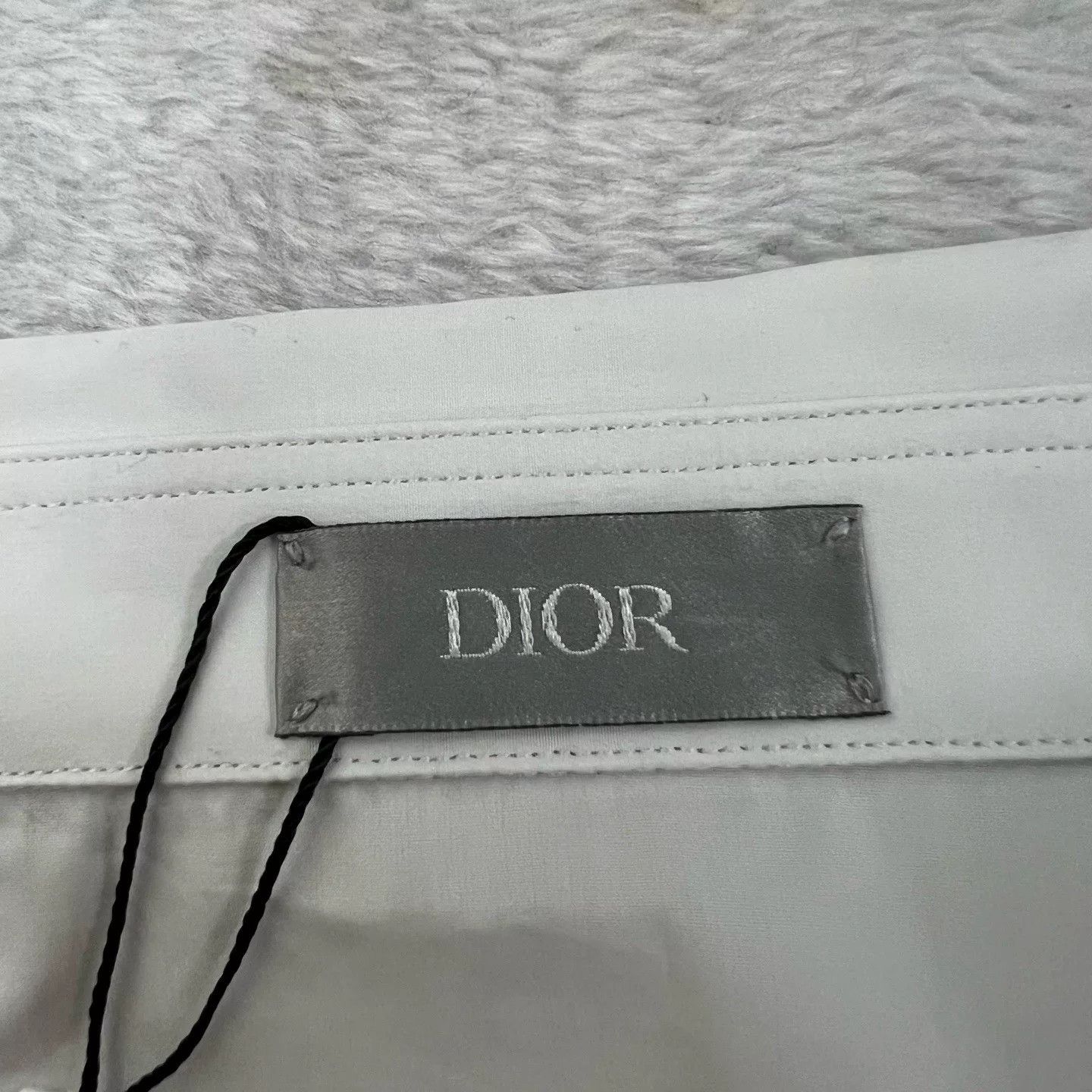 Dior white classic collared shirt by Dior Size US L / EU 52-54 / 3 - 4 Thumbnail