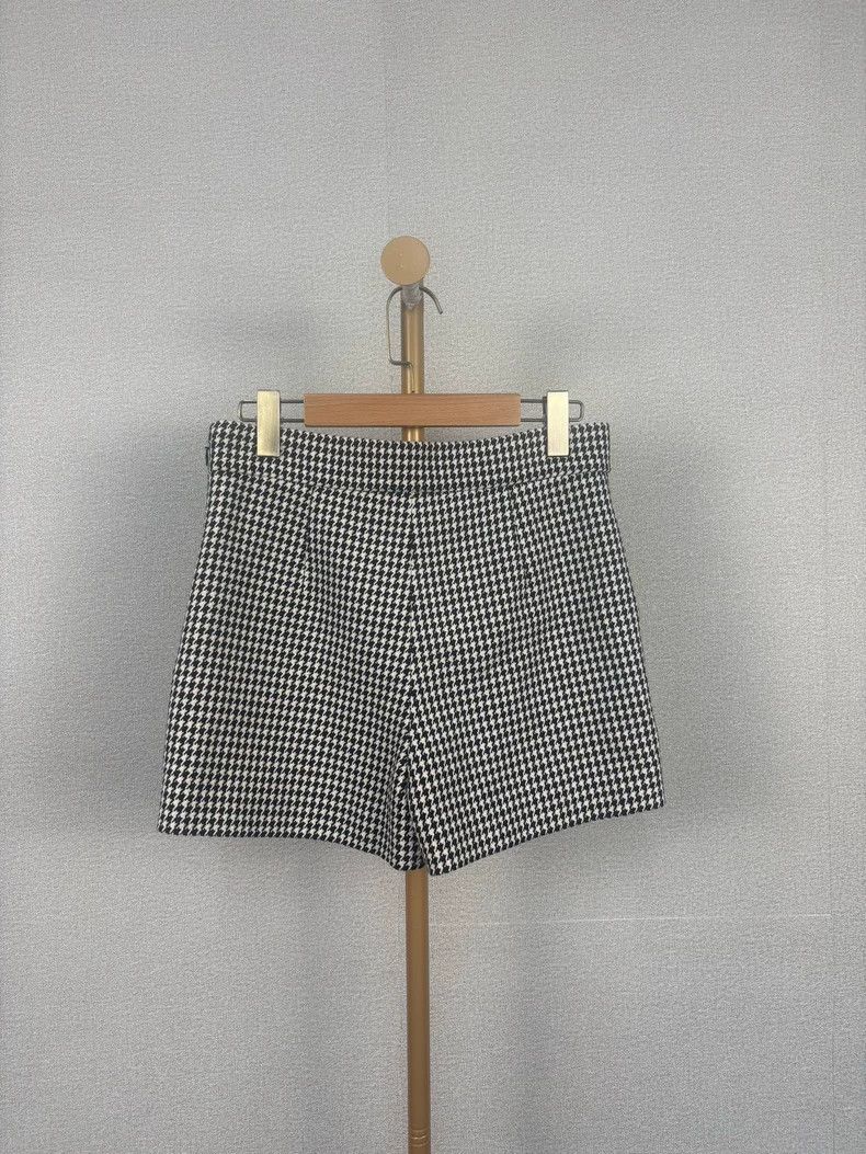 Dior Dior Houndstooth Wool Shorts Size US 36 / EU 52 - 2 Thumbnail