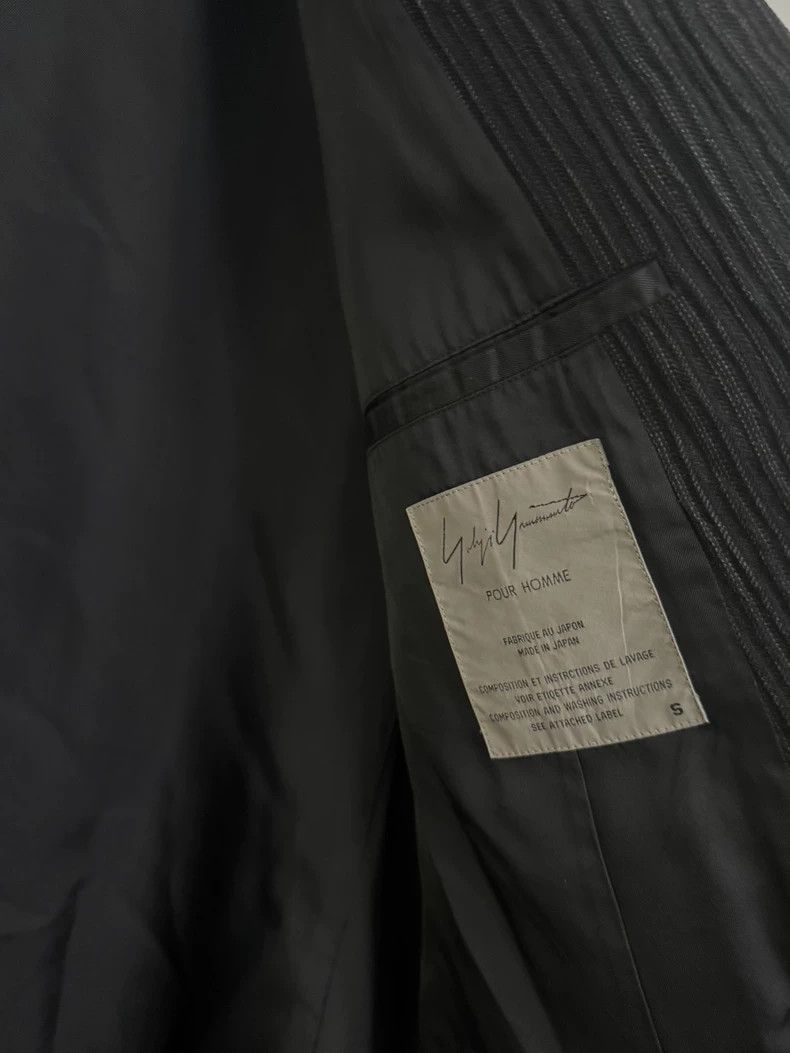 Yohji Yamamoto Yohji Yamamoto 93AW Stripe Wool Blazer Size US S / EU 44-46 / 1 - 3 Thumbnail