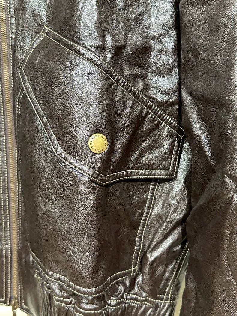 Yohji Yamamoto Y/PROJECT Draped Faux-leather Jacket Size US M / EU 48-50 / 2 - 2 Thumbnail