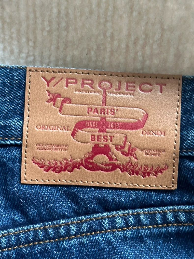 Yohji Yamamoto Y-Project Straight Removable Button Jeans Size US 31 - 3 Thumbnail