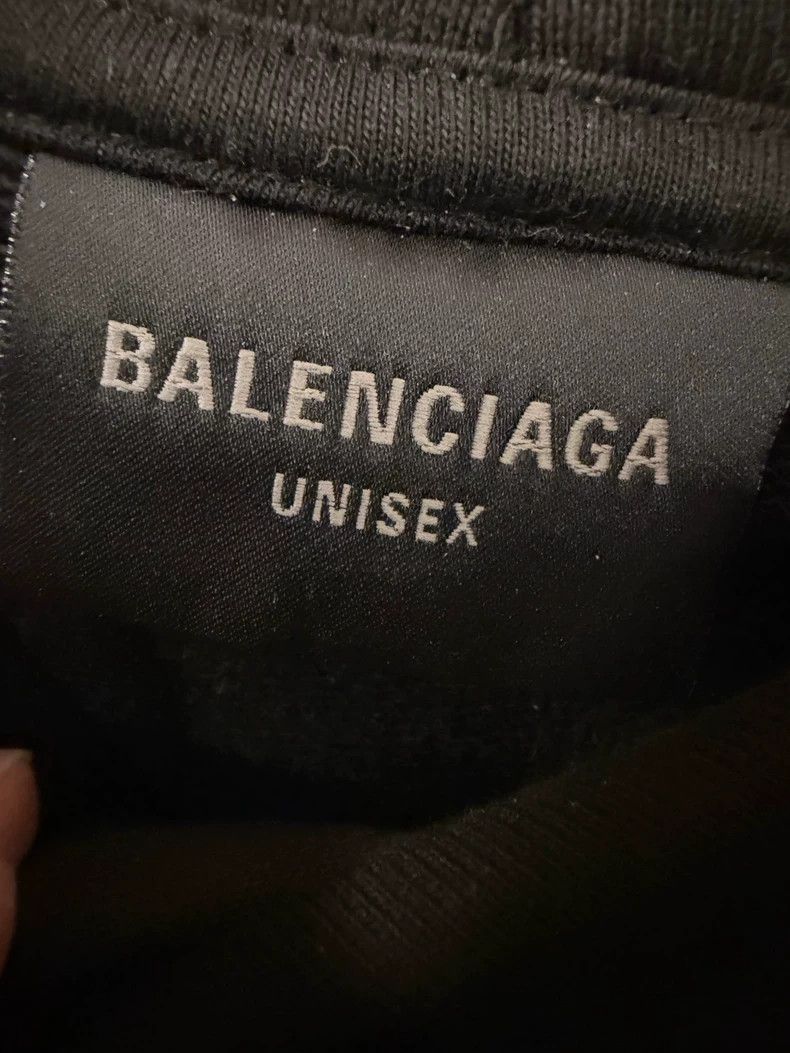 Balenciaga Balenciaga Reflective Logo Black Hoodie Size US S / EU 44-46 / 1 - 3 Thumbnail