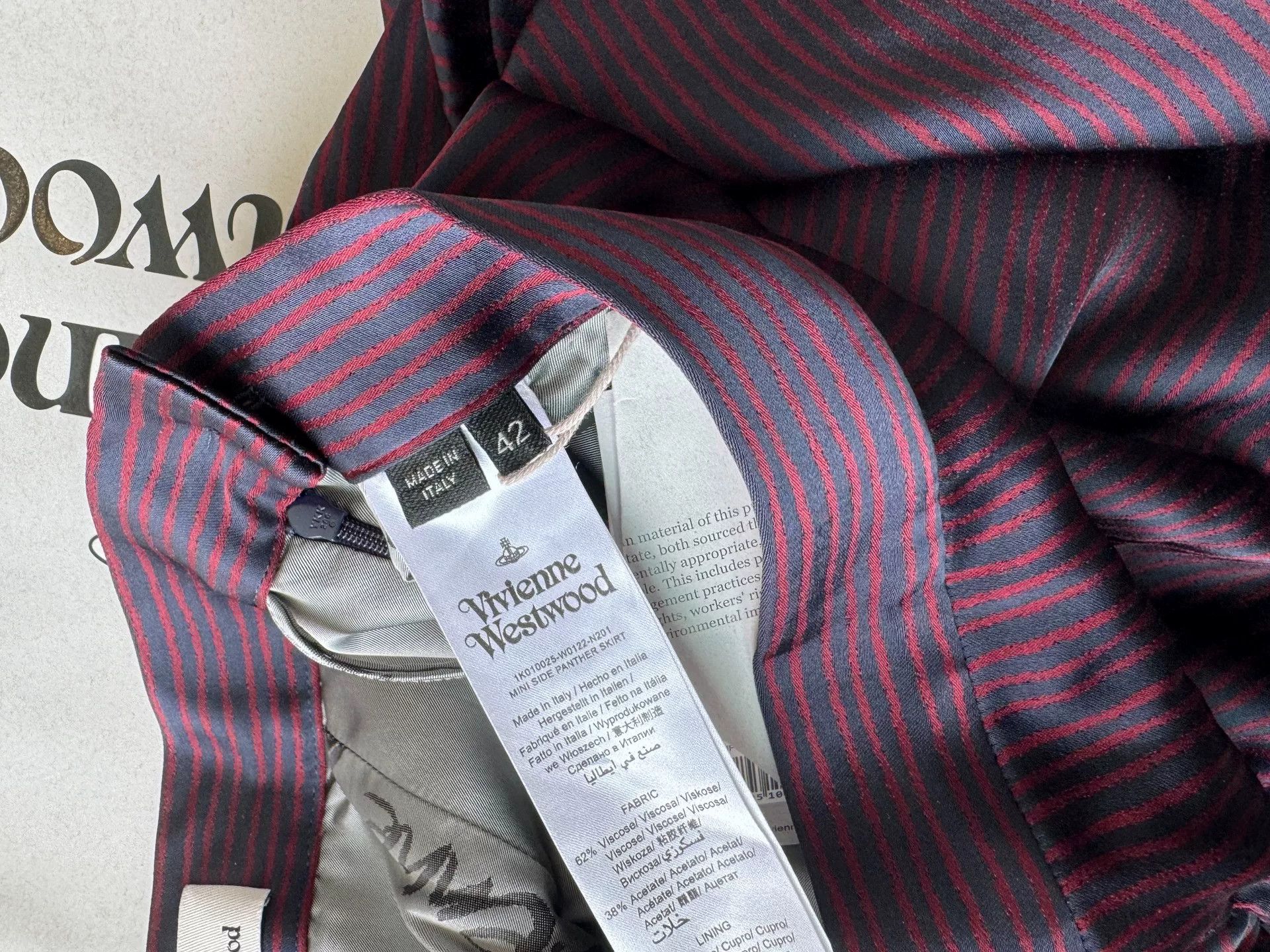 Vivienne Westwood Vivienne Westwood Acetate Skirt Size US 38 / EU 54 - 3 Thumbnail