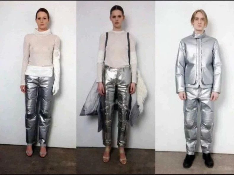 Helmut Lang Helmut Lang Astro Silver Jacket Size US S / EU 44-46 / 1 - 5 Thumbnail