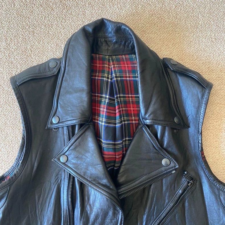 Number (N)ine Number (N)ine 05ss Leather Vest Size US XS / EU 42 / 0 - 4 Thumbnail