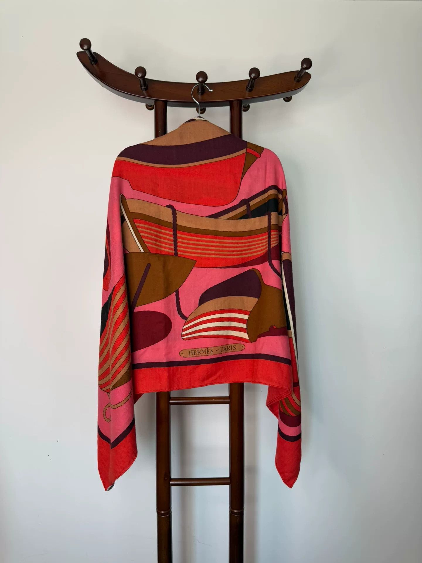Hermes Hermes Cashmere Silk Scarf Shawl Size ONE SIZE - 5 Thumbnail