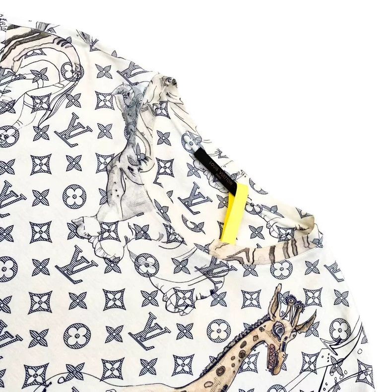 Louis Vuitton Louis Vuitton Cotton Animal Print T-shirt Size US S / EU 44-46 / 1 - 4 Thumbnail