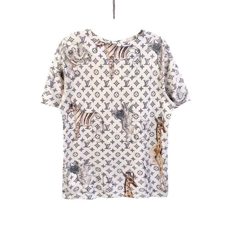 Louis Vuitton Louis Vuitton Cotton Animal Print T-shirt Size US S / EU 44-46 / 1 - 2 Thumbnail
