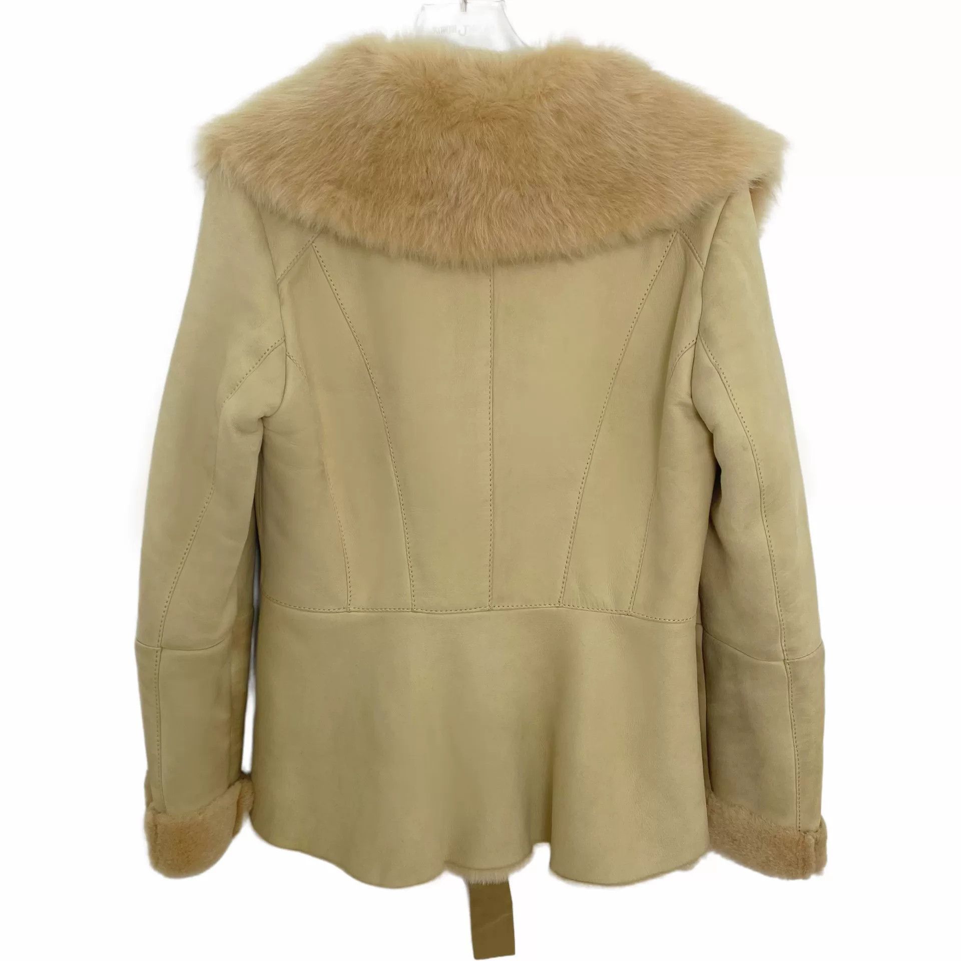 Max Mara maxmara camel fur collar leather jacket Size US XS / EU 42 / 0 - 2 Thumbnail
