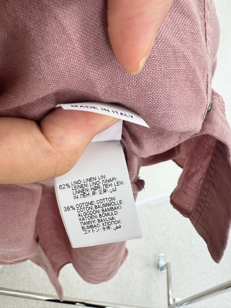 Brunello Cucinelli Brunello Cucinelli Pink Button-Up Shirt Size US L / EU 52-54 / 3 - 4 Thumbnail