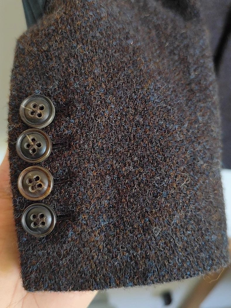 Nigel Cabourn Nigel Cabourn Harris Tweed Blazer Size US L / EU 52-54 / 3 - 3 Thumbnail
