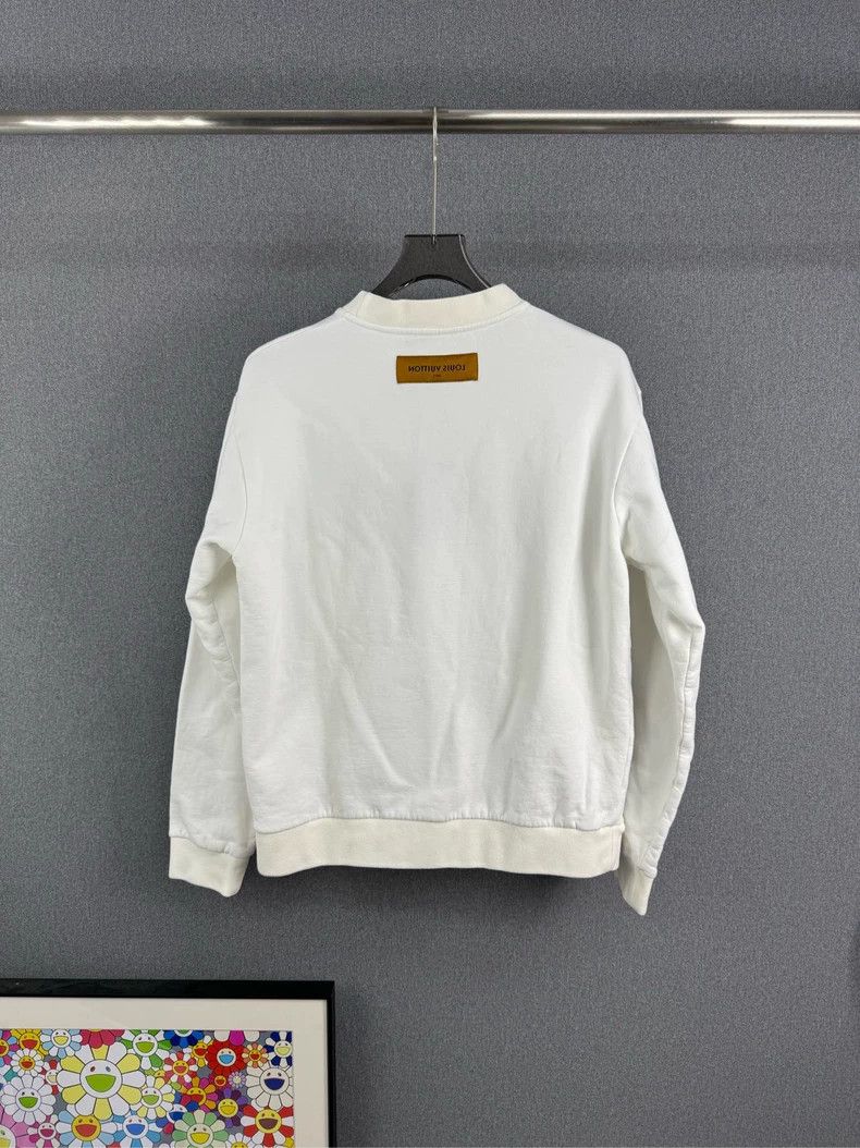 Louis Vuitton LOUIS VUITTON Monogram Embroidered Sweatshirt Size US M / EU 48-50 / 2 - 2 Thumbnail