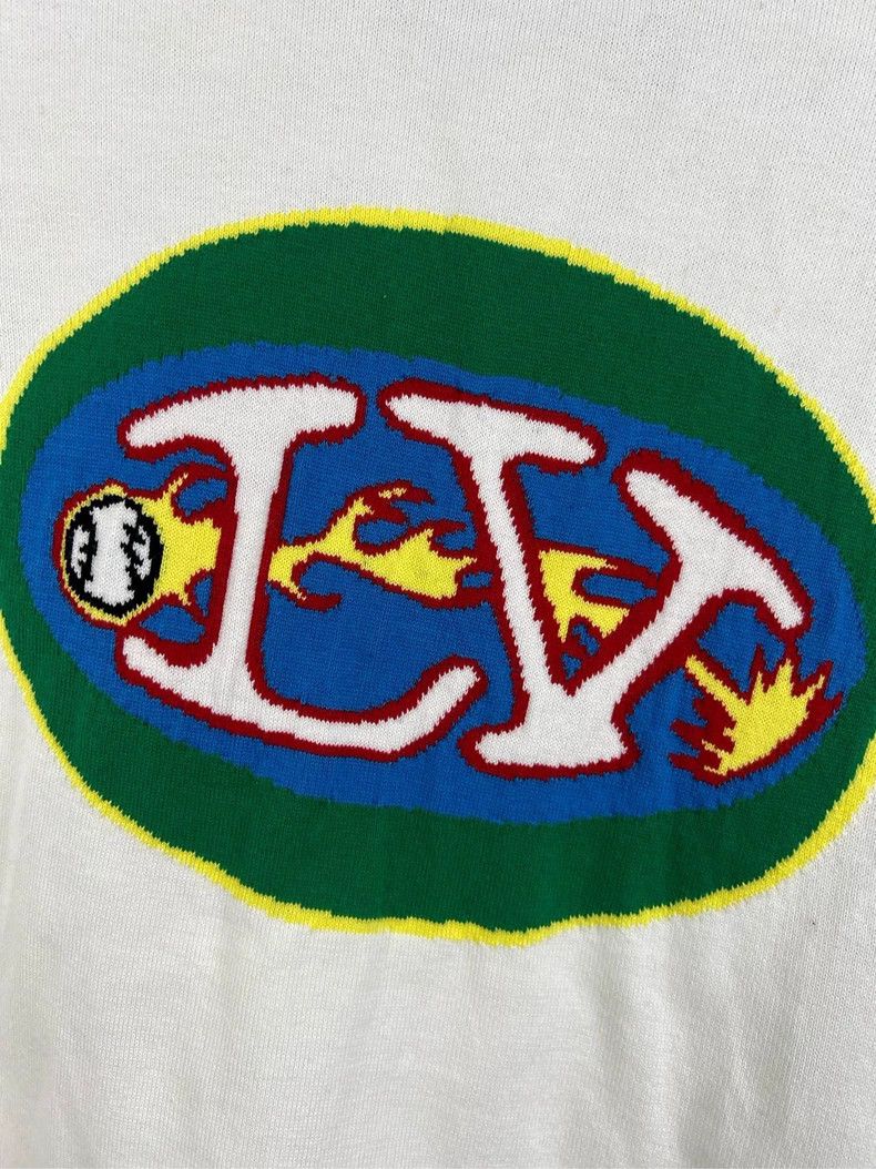 Louis Vuitton LOUIS VUITTON Flame Knit Short Sleeve Size US S / EU 44-46 / 1 - 3 Thumbnail