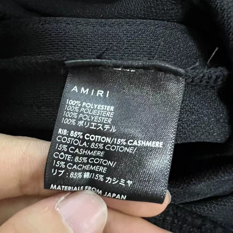 Amiri AMIRI Sequin Stripe Black Pants S Size US 26 / EU 42 - 4 Thumbnail