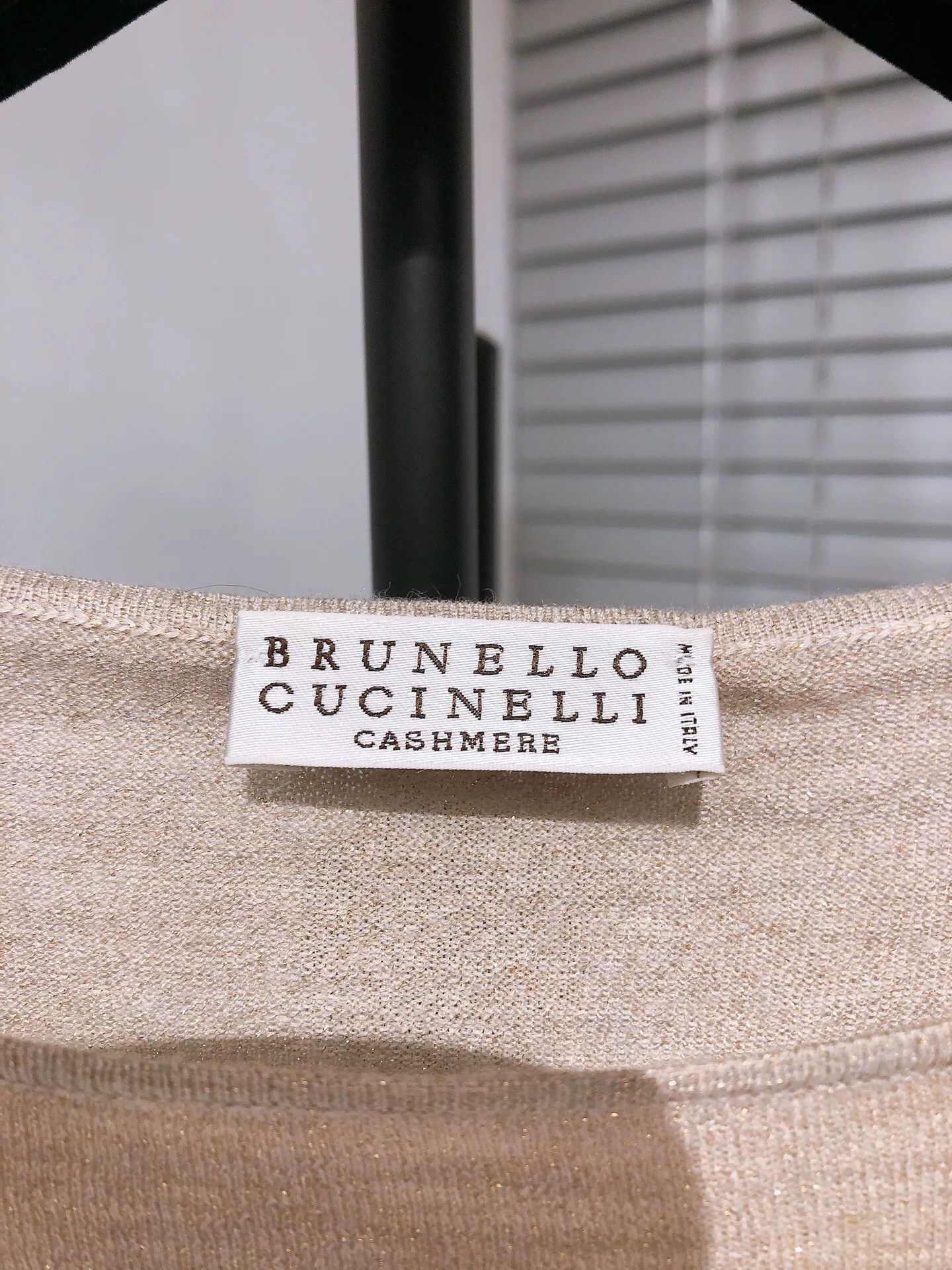 Brunello Cucinelli Brunello Cucinelli Beige Velvet Sweater Size US XS / EU 42 / 0 - 6 Thumbnail
