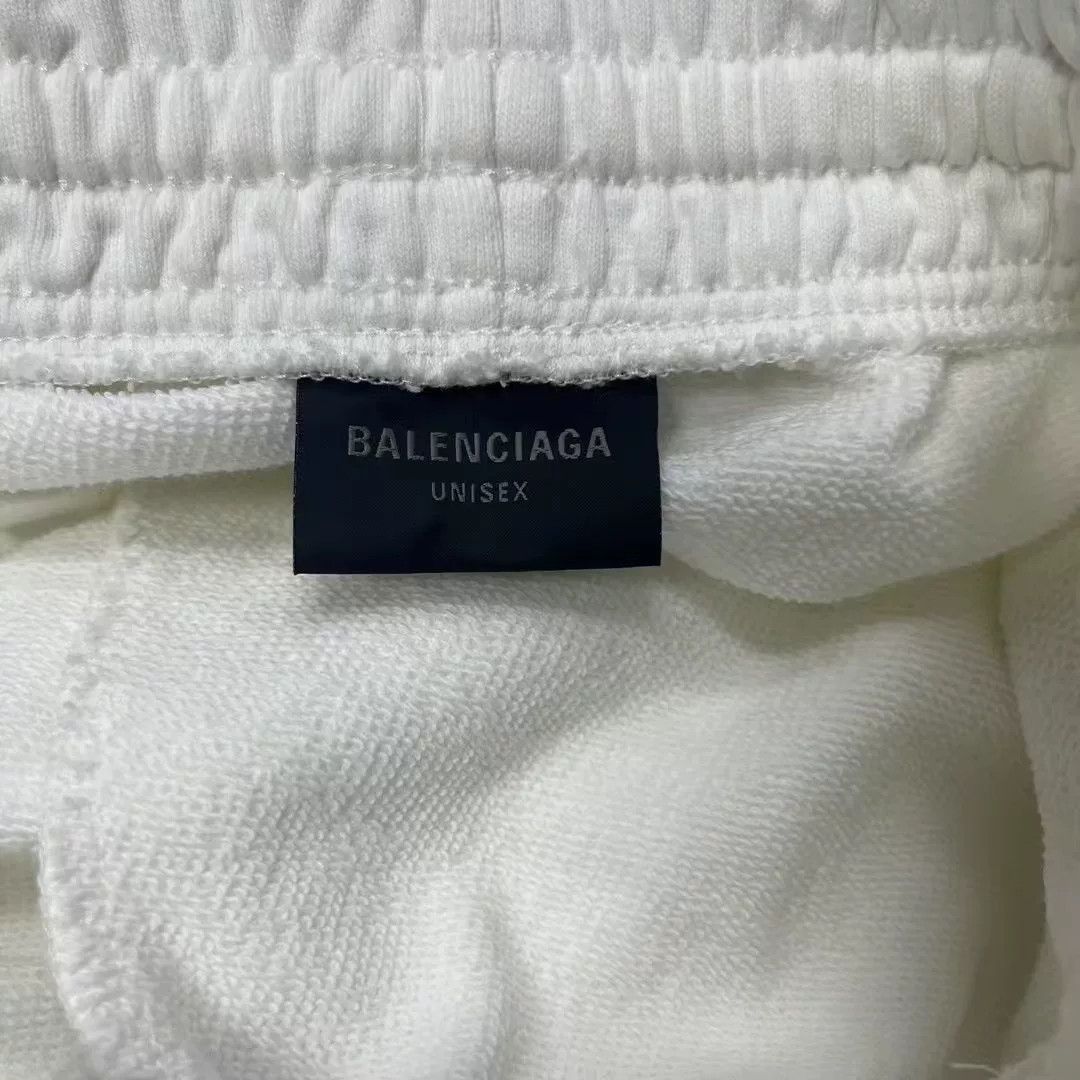 Balenciaga Balenciaga Logo Print Straight Casual Pants Size US 26 / EU 42 - 5 Thumbnail