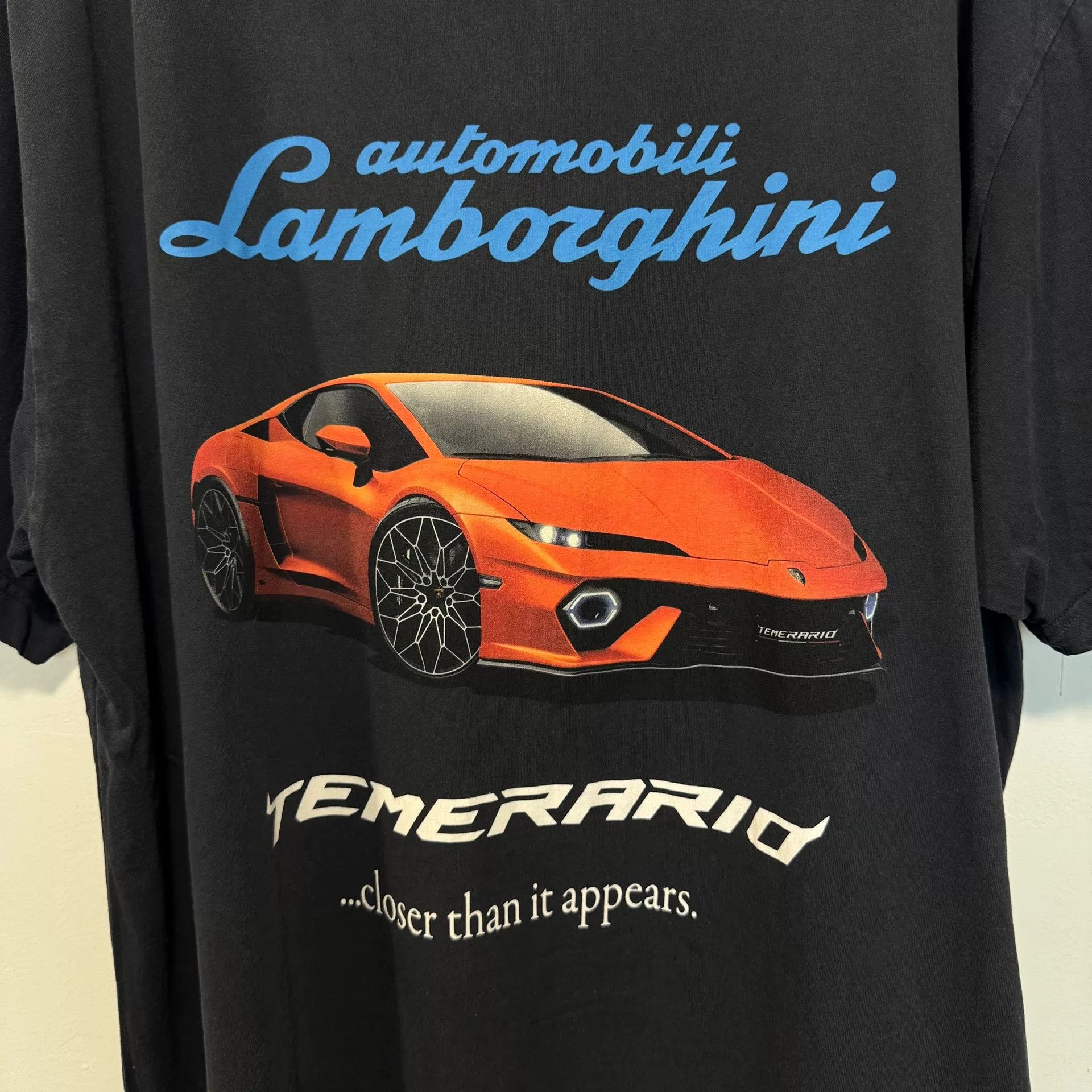 Balenciaga Balenciaga Lamborghini collaborative short-sleeve black size 2 Size US S / EU 44-46 / 1 - 4 Thumbnail
