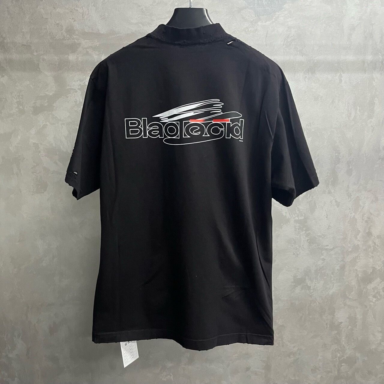 Balenciaga Balenciaga Black Logo Print Short Sleeve T-shirt Size US XS / EU 42 / 0 - 2 Thumbnail