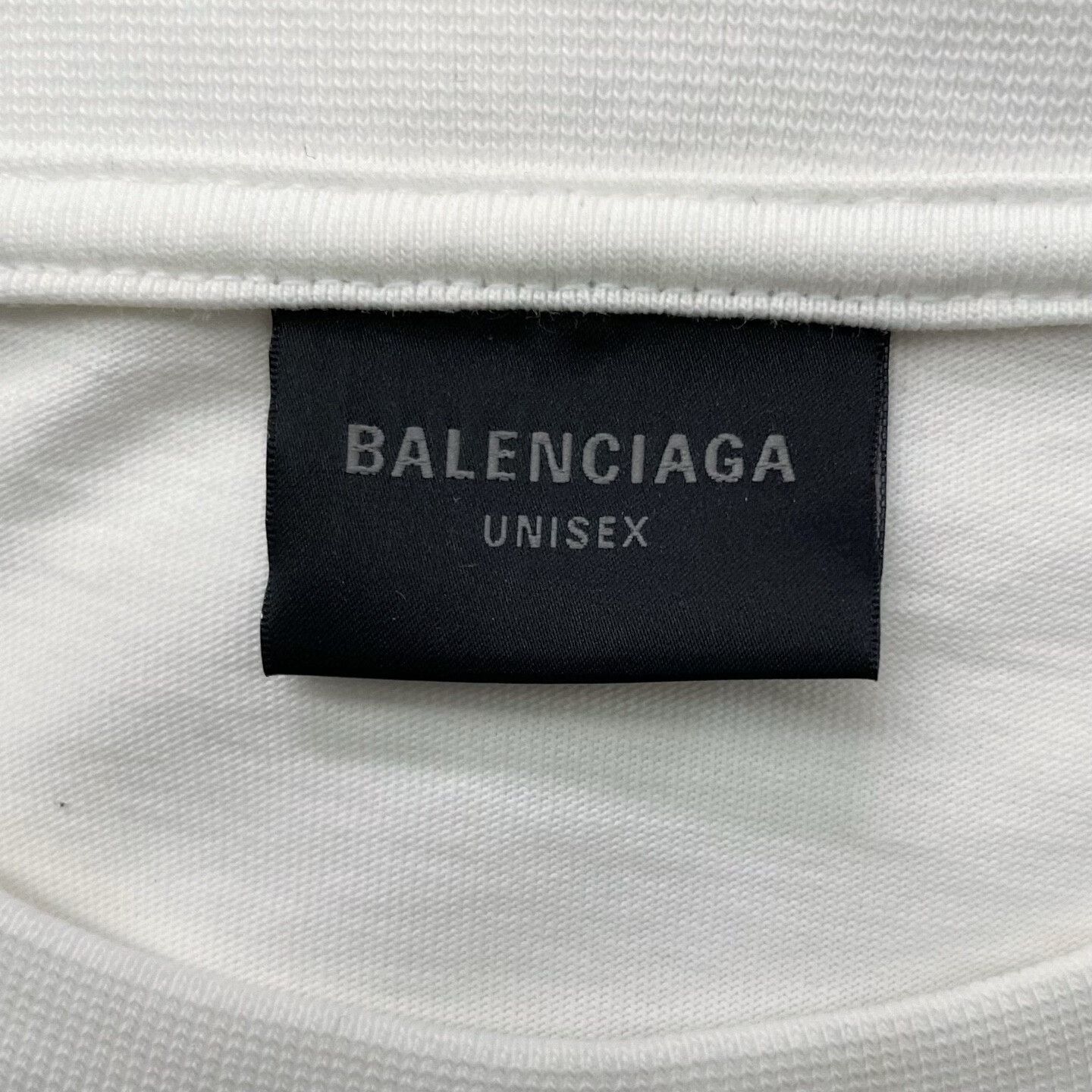 Balenciaga Balenciaga Logo Round Neck Short Sleeve Tee Size US S / EU 44-46 / 1 - 6 Thumbnail