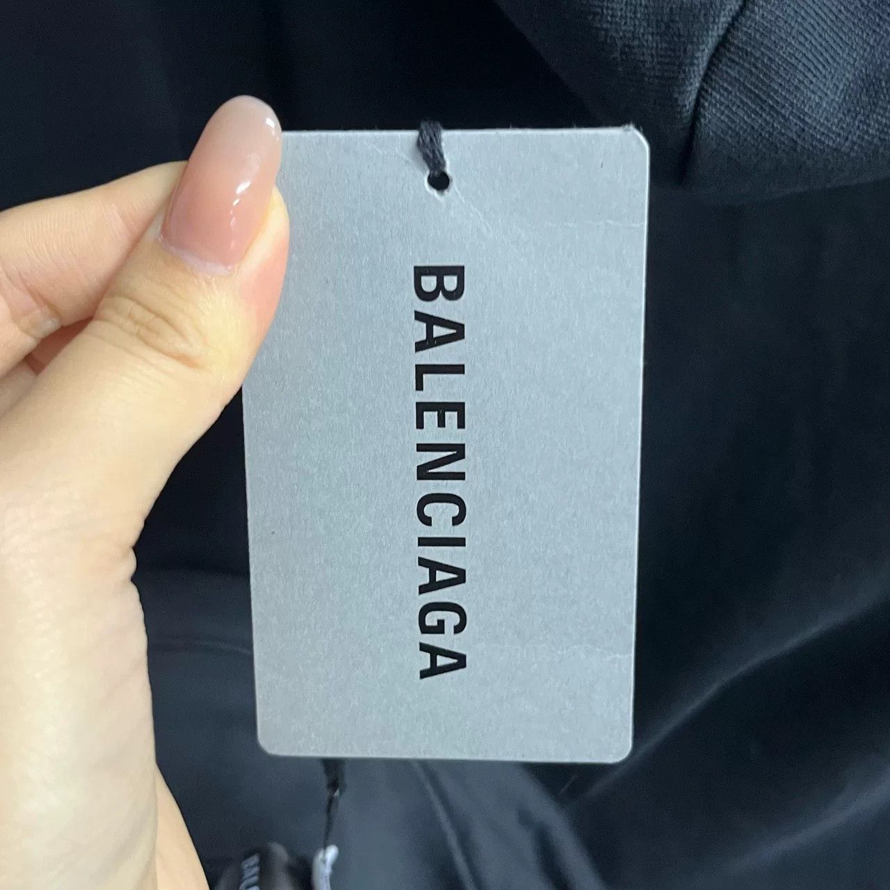 Balenciaga Balenciaga Black Logo Embroidered Hoodie Size US L / EU 52-54 / 3 - 6 Thumbnail