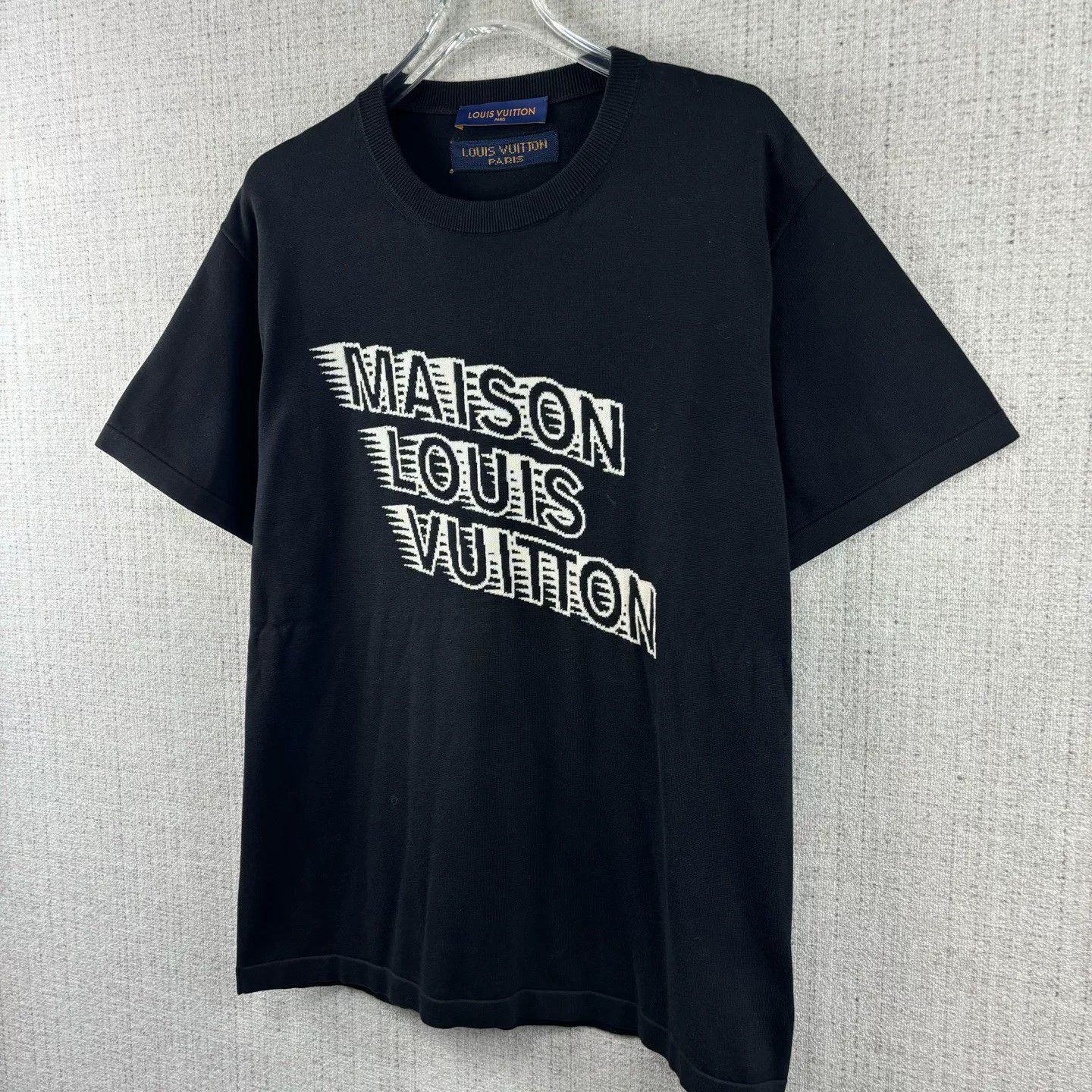 Louis Vuitton Louis Vuitton Logo Knit Short Sleeve Tee Size US XL / EU 56 / 4 - 2 Thumbnail