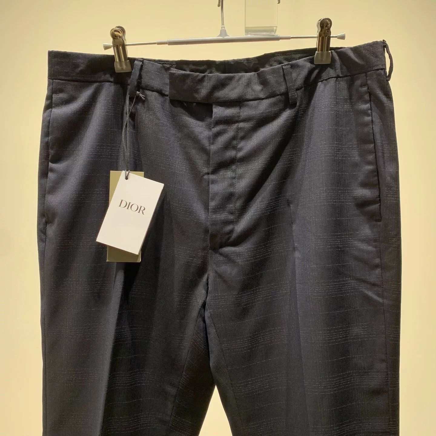 Dior Dior Dark Plaid Tailored Trousers Size US 38 / EU 54 - 3 Thumbnail