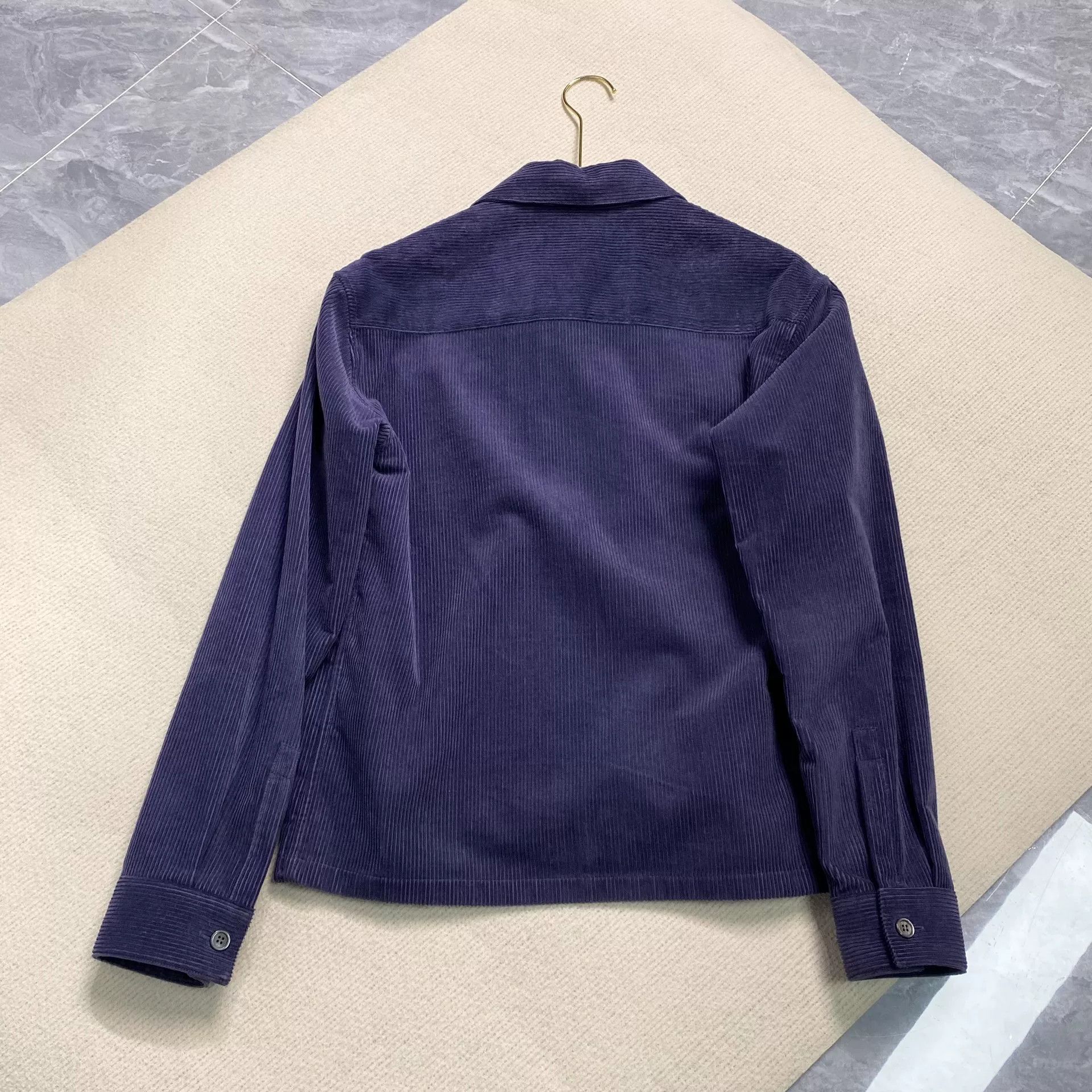 Dior Dior Purple Corduroy Zip Jacket Size US L / EU 52-54 / 3 - 2 Thumbnail